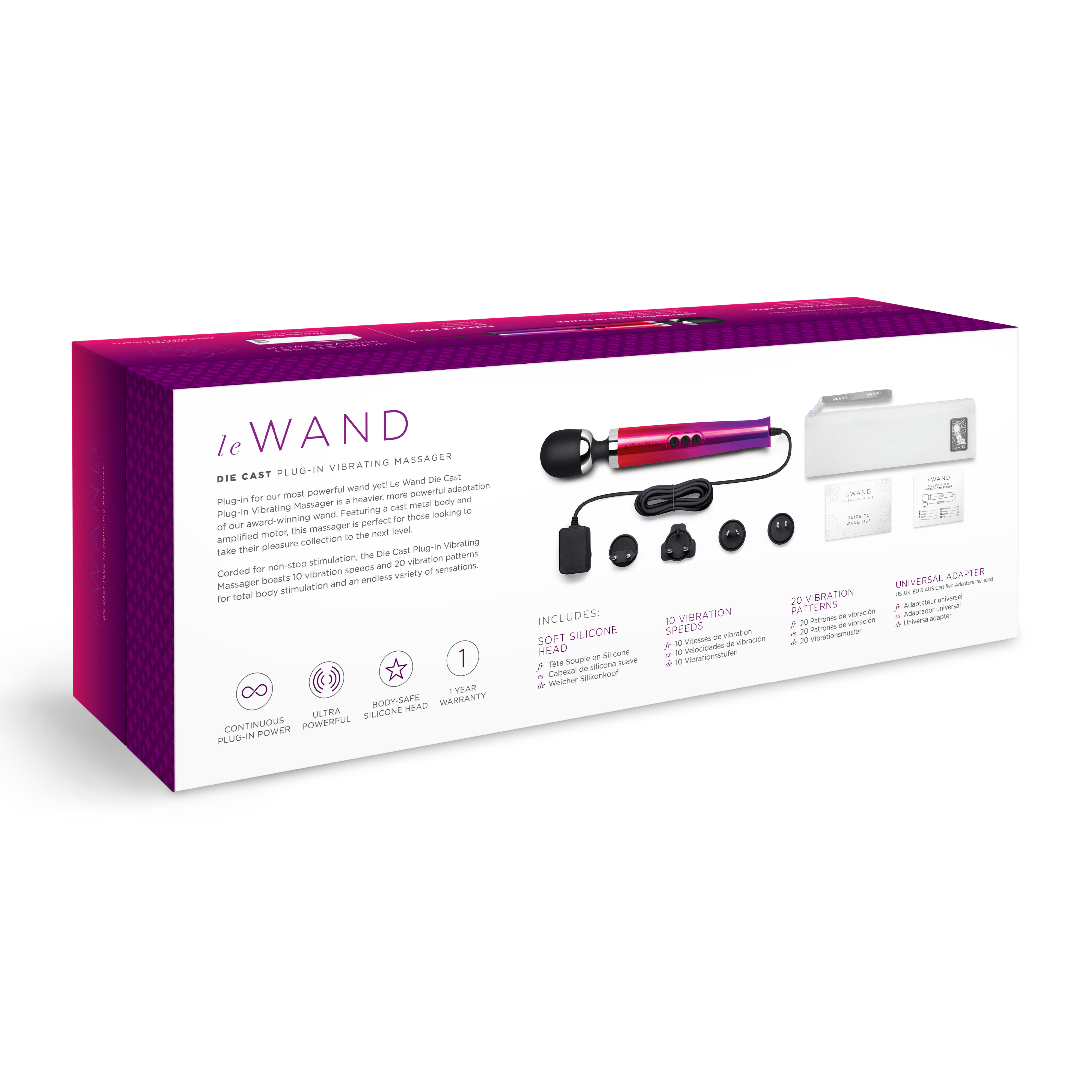 Le Wand Plug-In massager ombre