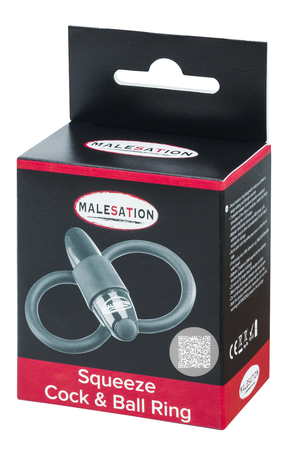 MALESATION Squeeze Cock & Ball Ring (mit Vibration)