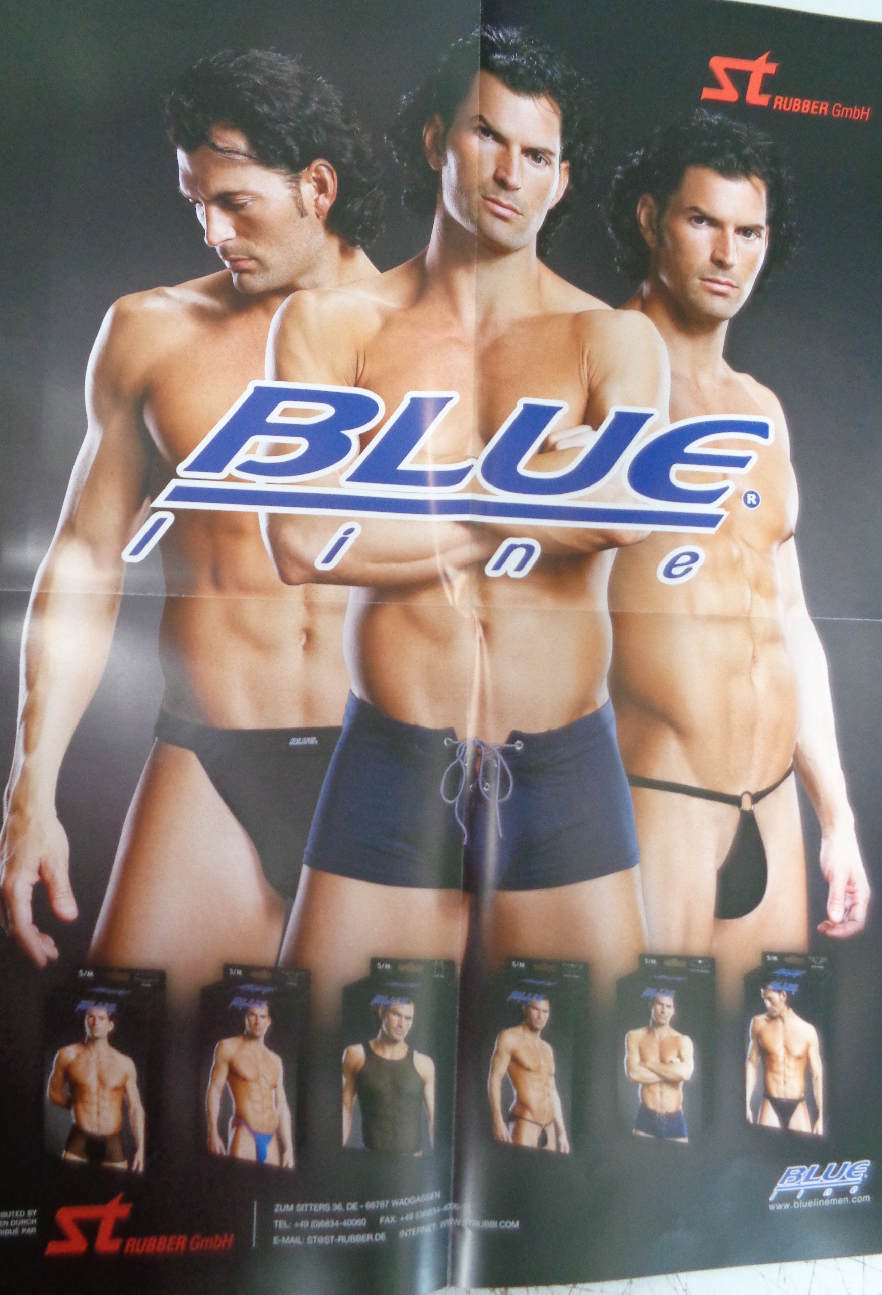 BLUE LINE Poster