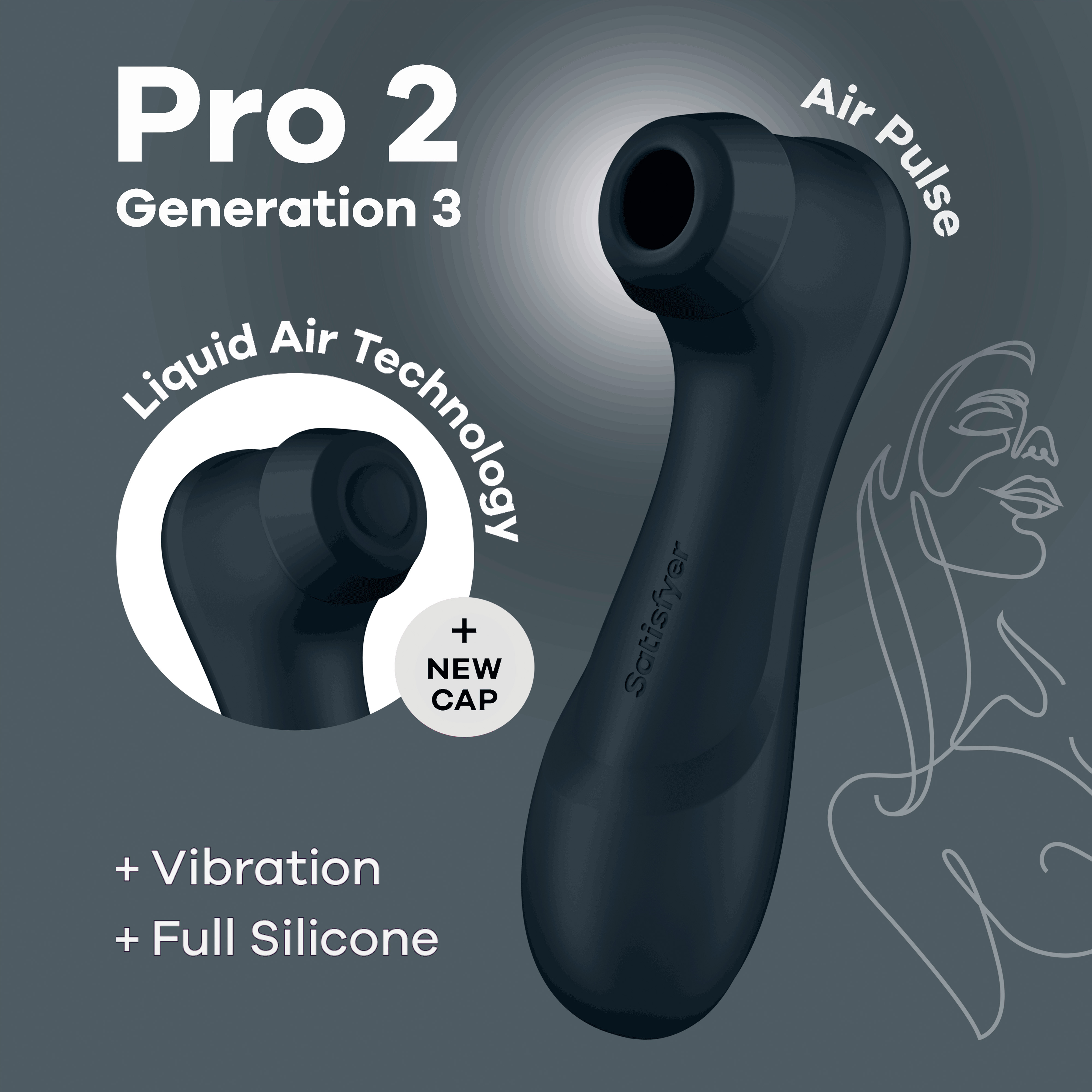 SATISFYER Pro 2 Generation 3 black SATISFYER Pro 2 Generation 3 black
