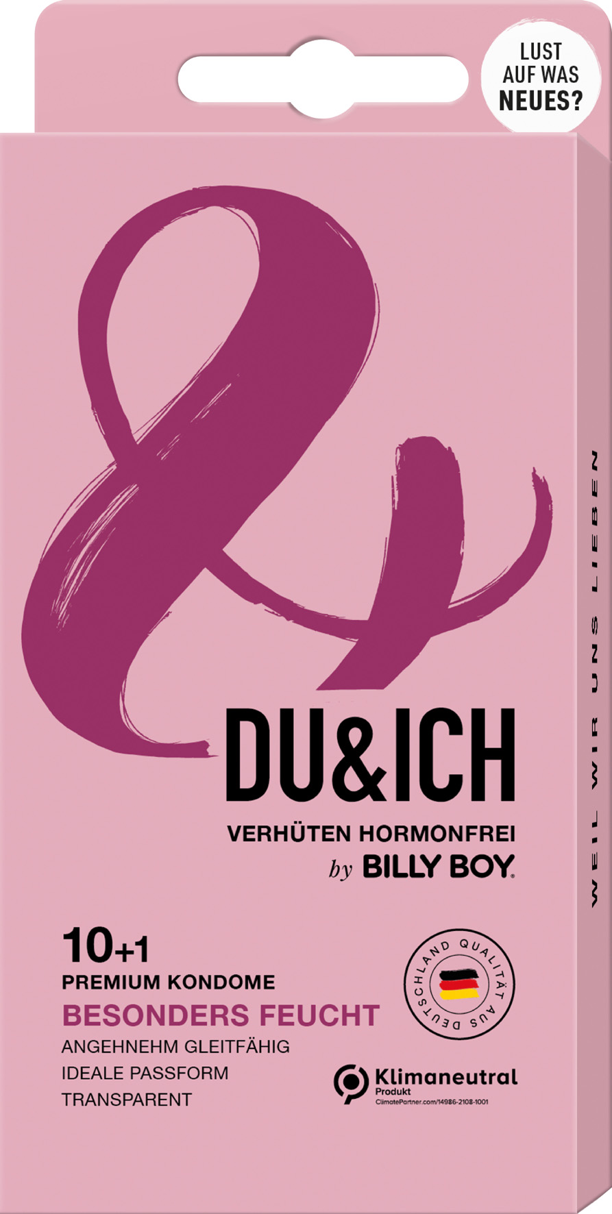 DU & ICH by BILLY BOY Besonders Feucht 11 St. SB-Pack.