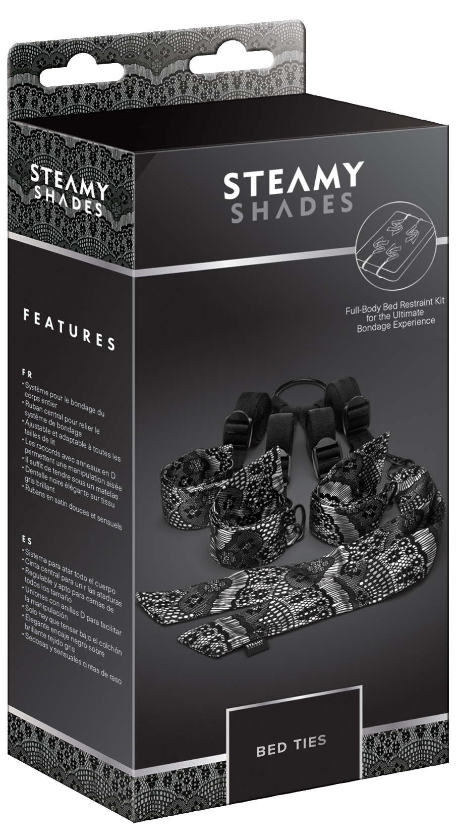 STEAMY SHADES Bed Ties