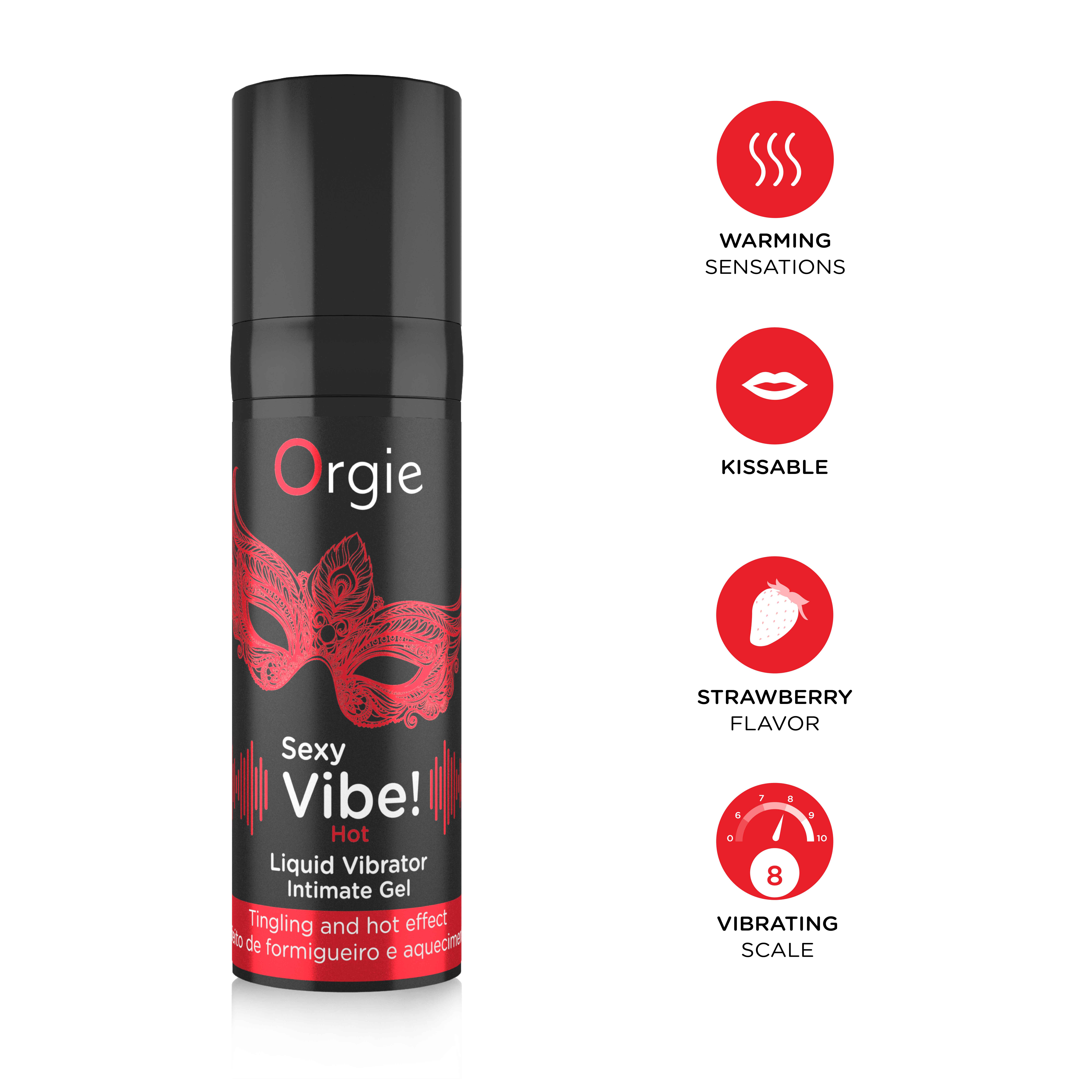 ORGIE Sexy Vibe! Hot Liquid Vibrator 15ml