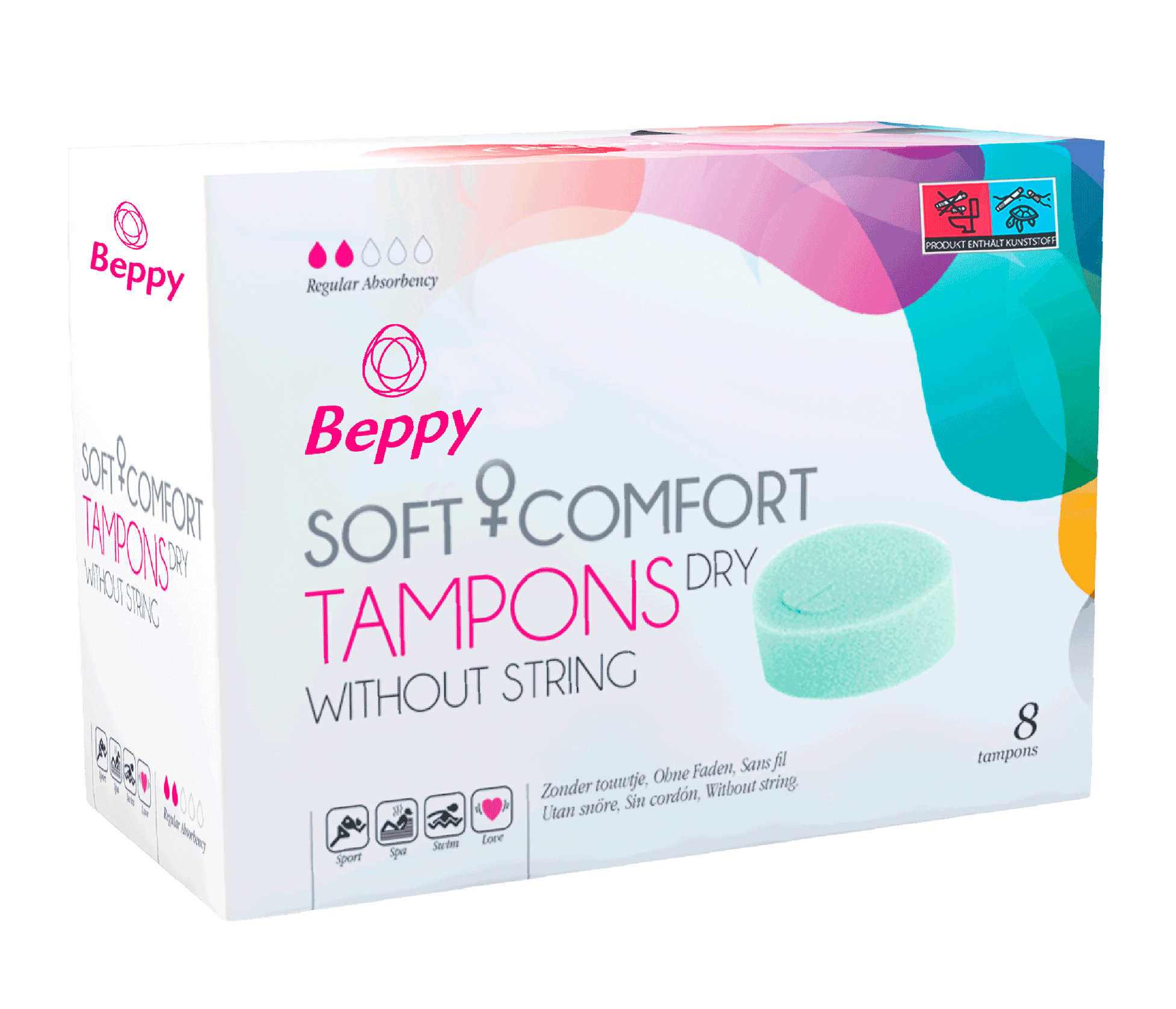 Beppy Soft-Comfort-Tampons 8er dry