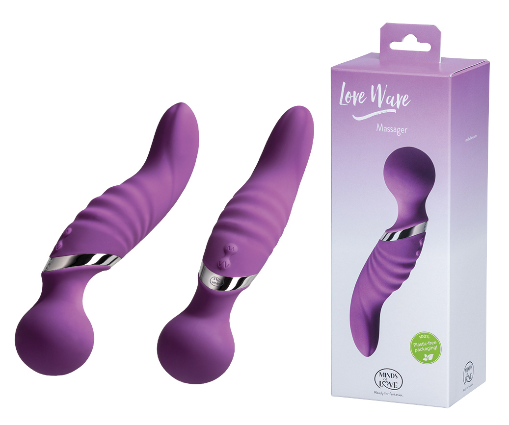 MINDS of LOVE Love Wave Massager lila