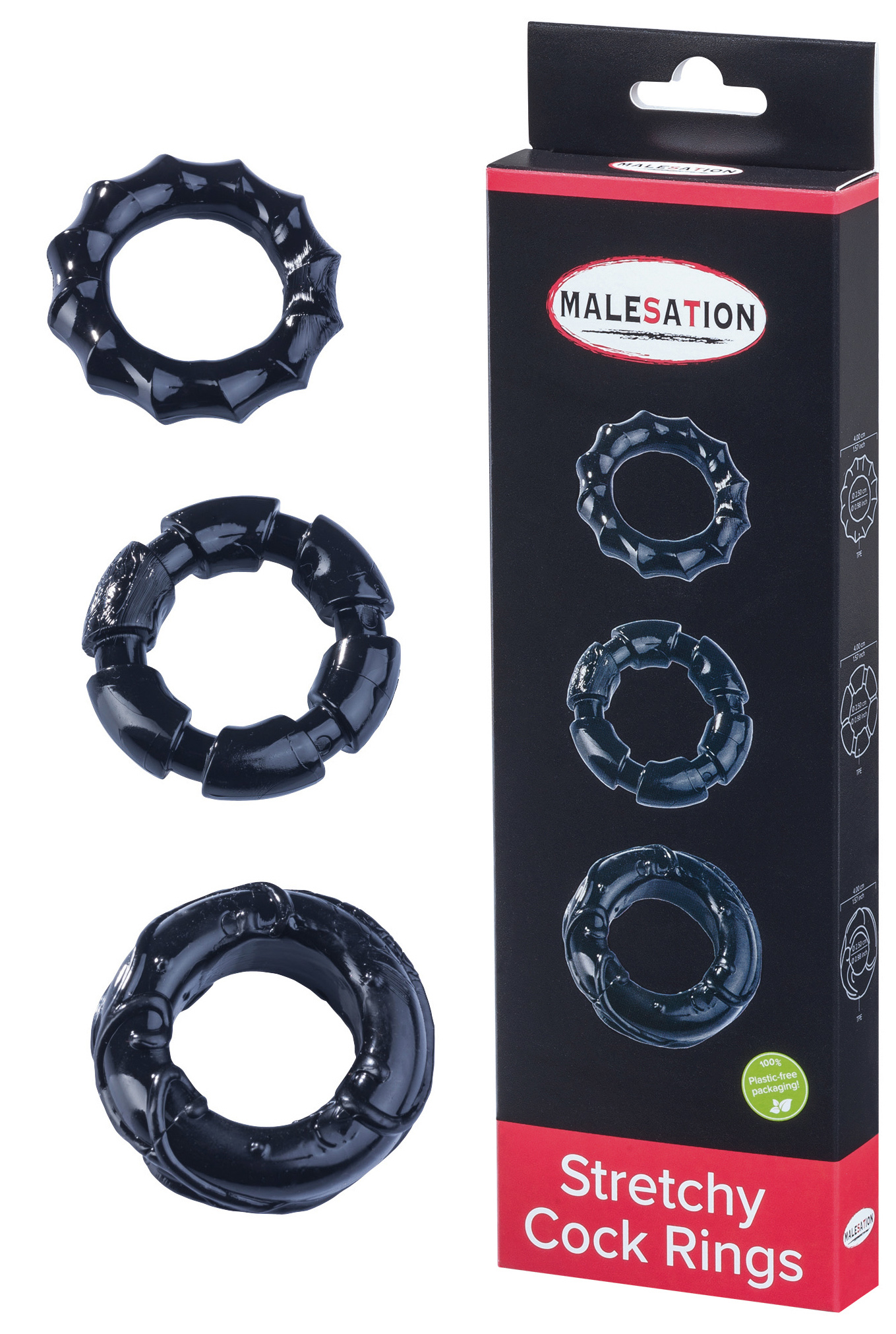 MALESATION Stretchy Cock Rings