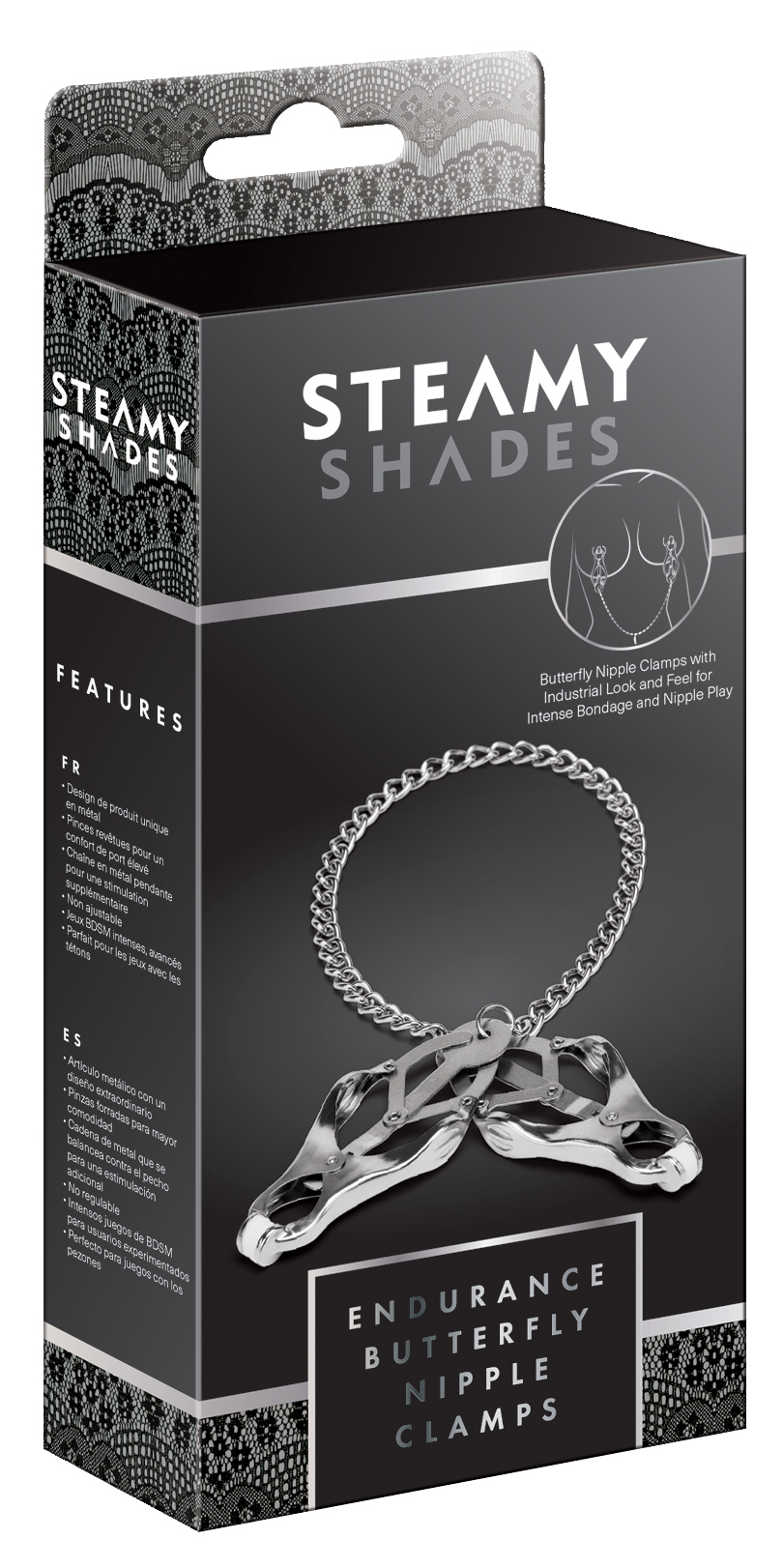 STEAMY SHADES Endurance Butterfly Nipple Clamps