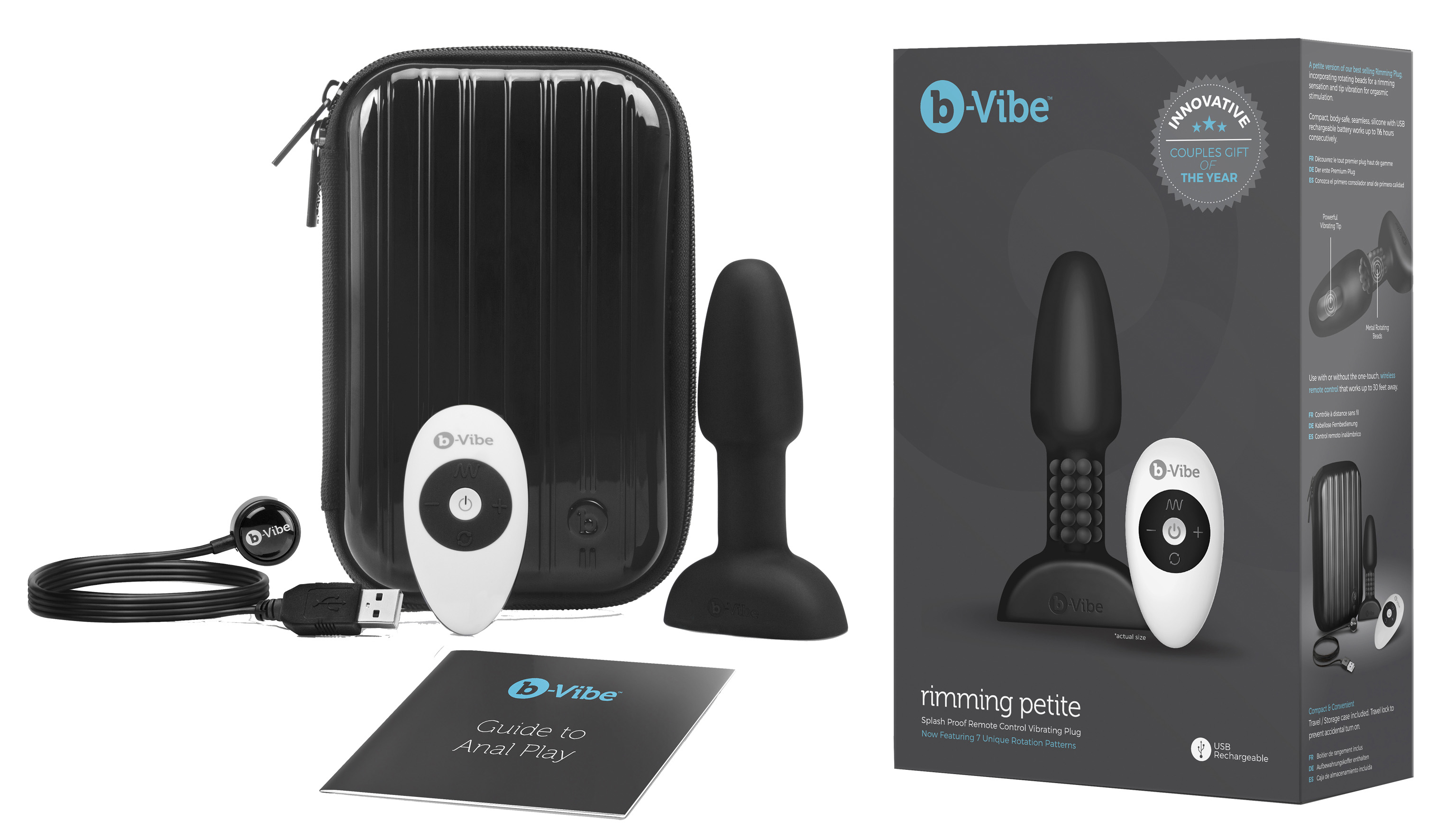 b-Vibe Rimming Petite Black