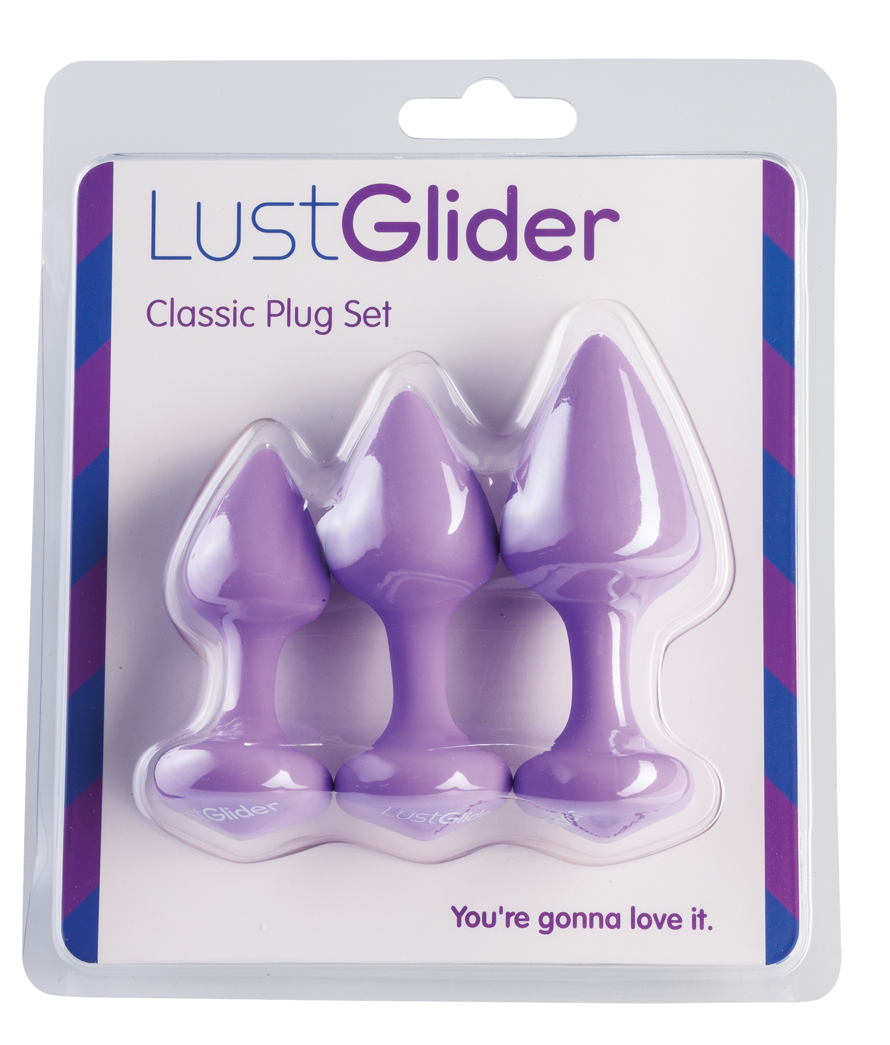 LustGlider Classic Plug Set lila