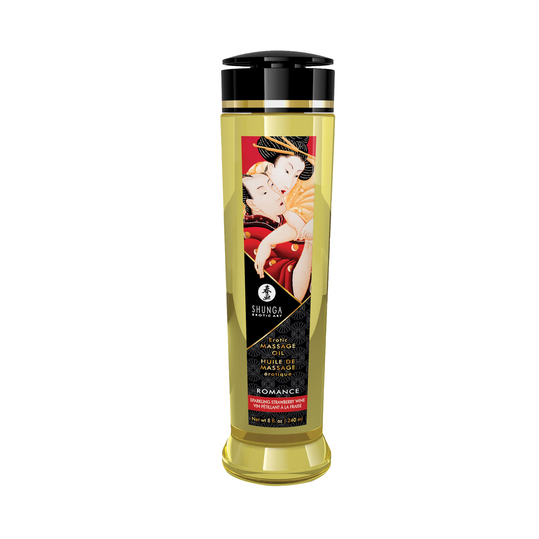 SHUNGA Massage Öl Romance (Sparkling Strawberry Wine) 240ml