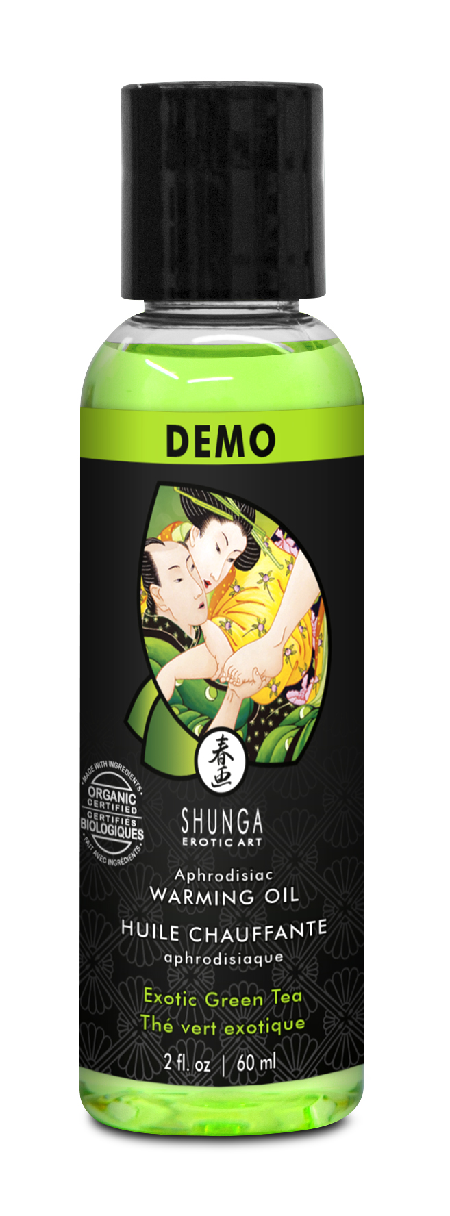 SHUNGA Intimate Kisses Öl Organica Green Tea 60ml TESTER