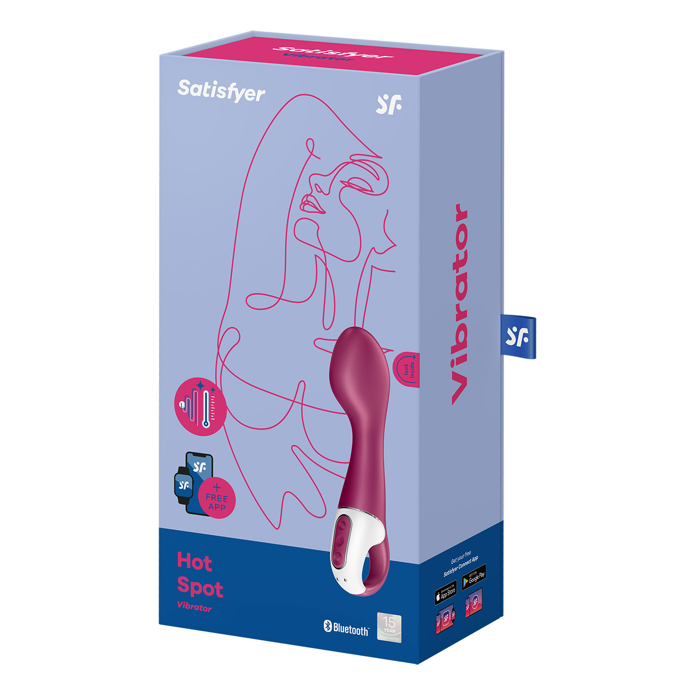 SATISFYER Hot Spot Vibrator violet