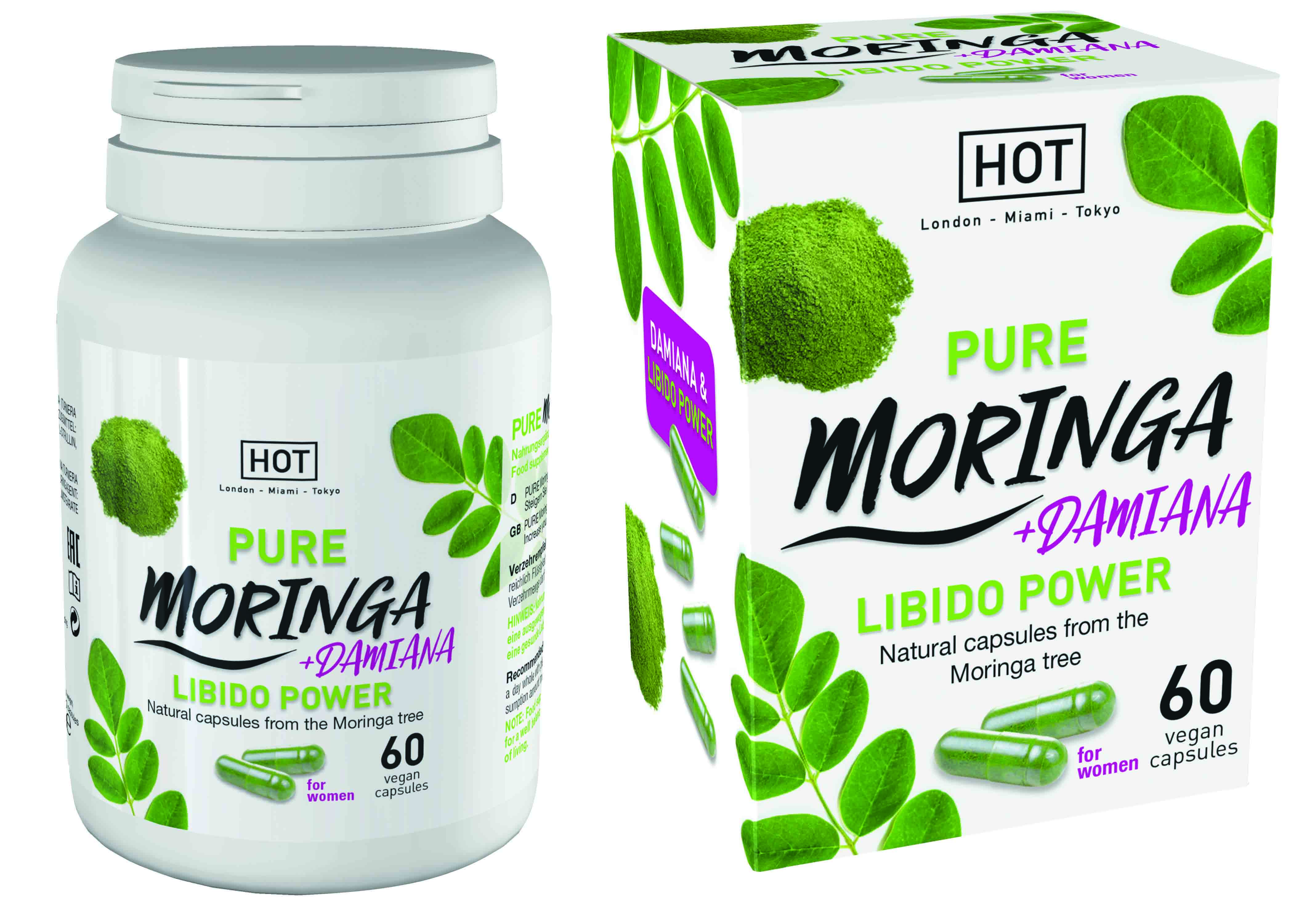 HOT BIO Moringa Libido Power Caps 60 Stk.