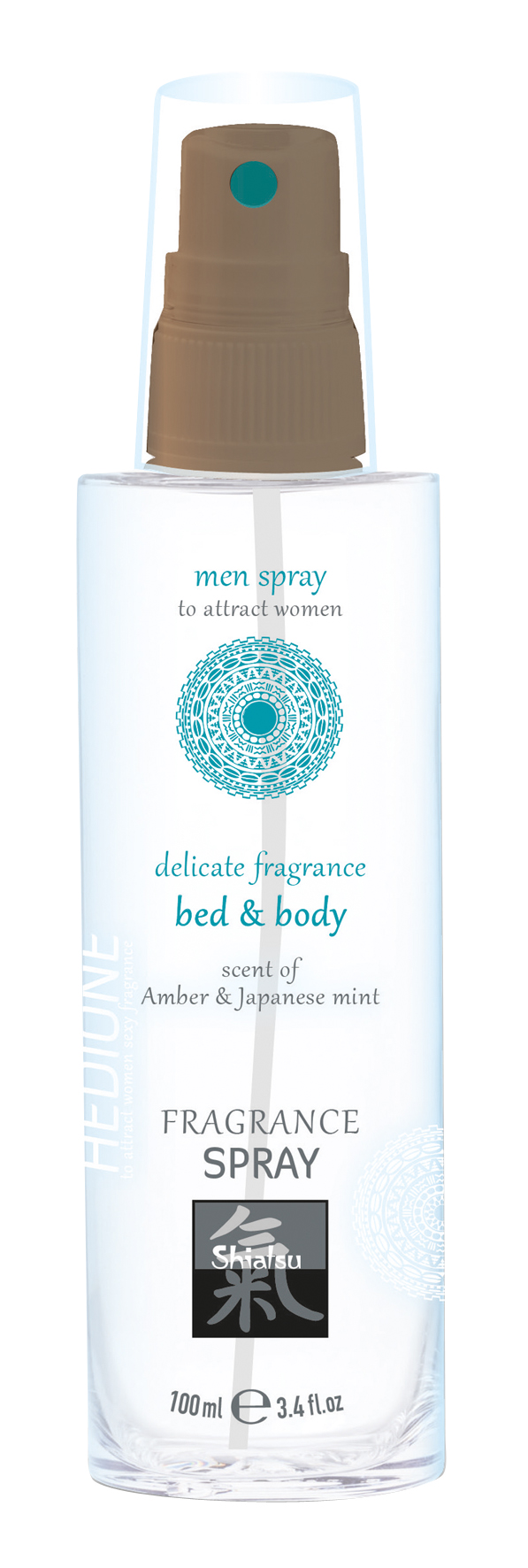 SHIATSU Bed & Body spray Pheromone - Amber & Japanese Mint 100ml