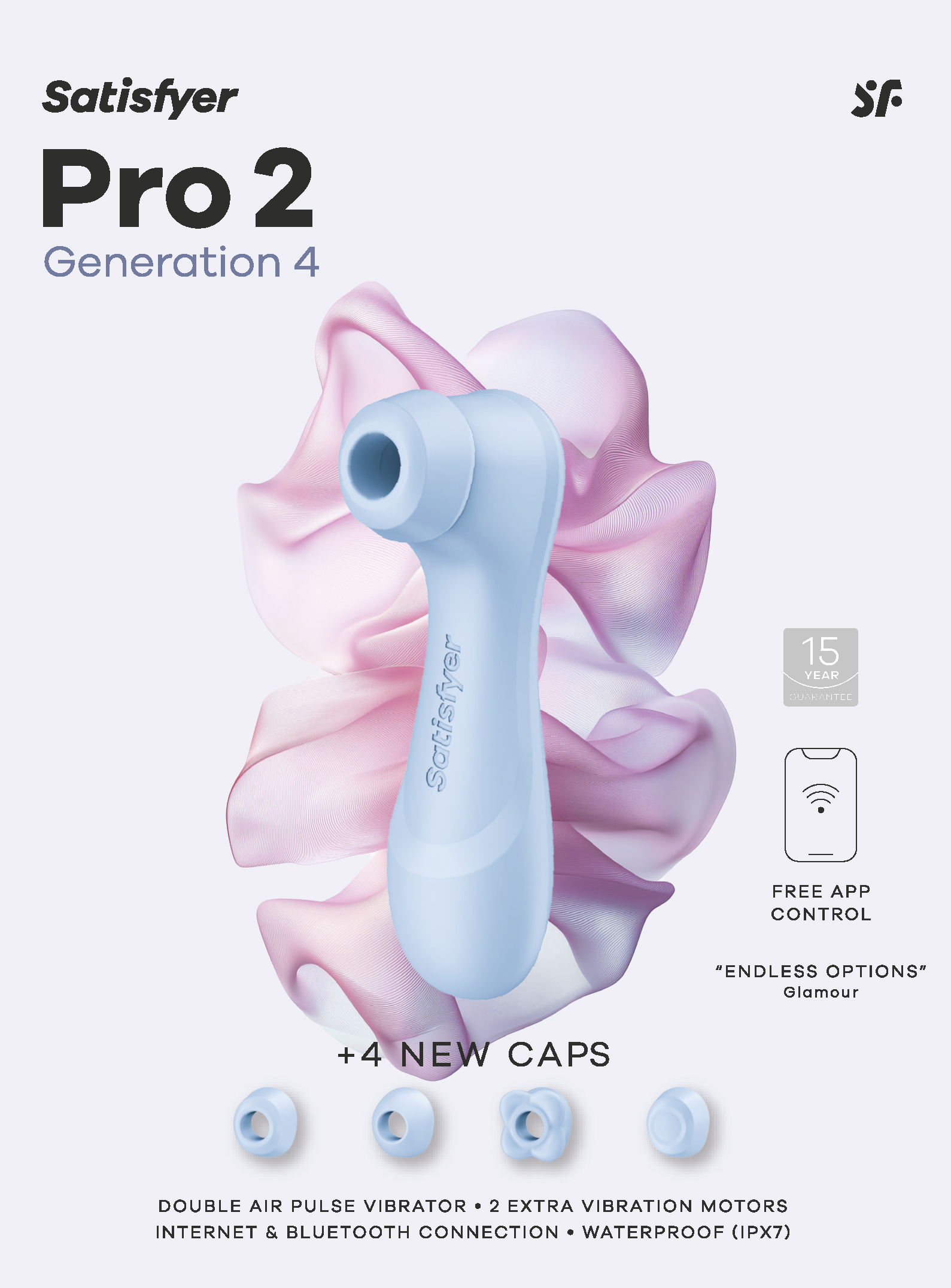 SATISFYER Pro 2 Generation 4 serene blue