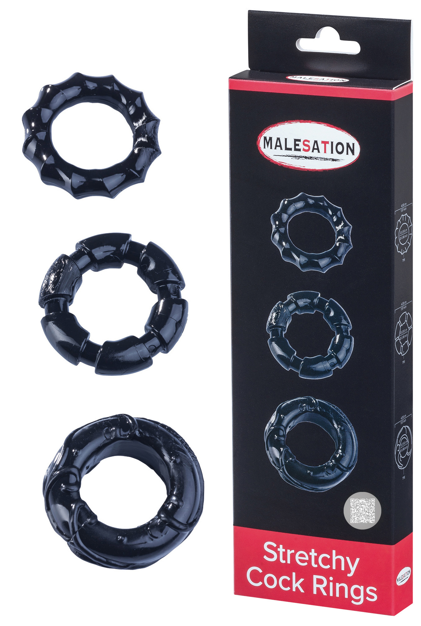 MALESATION Stretchy Cock Rings
