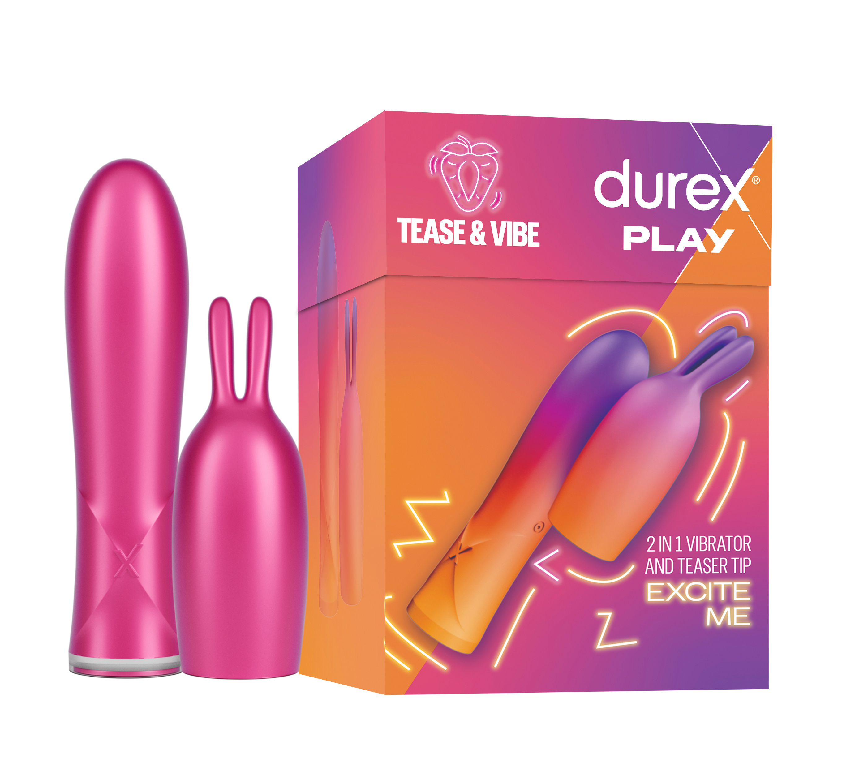 DUREX Tease & Vibe 2in1 Vibrator 