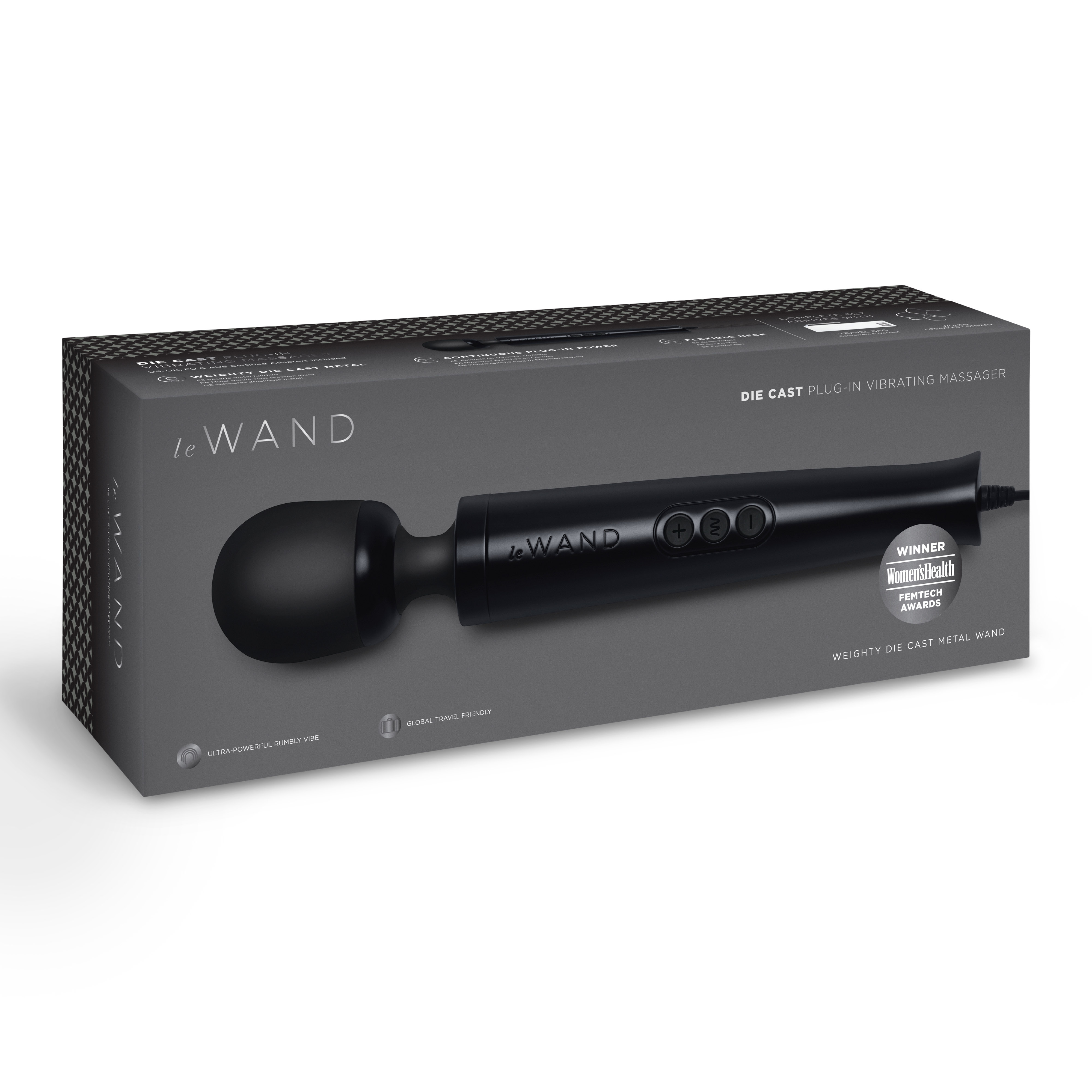 Le Wand Plug-In massager black