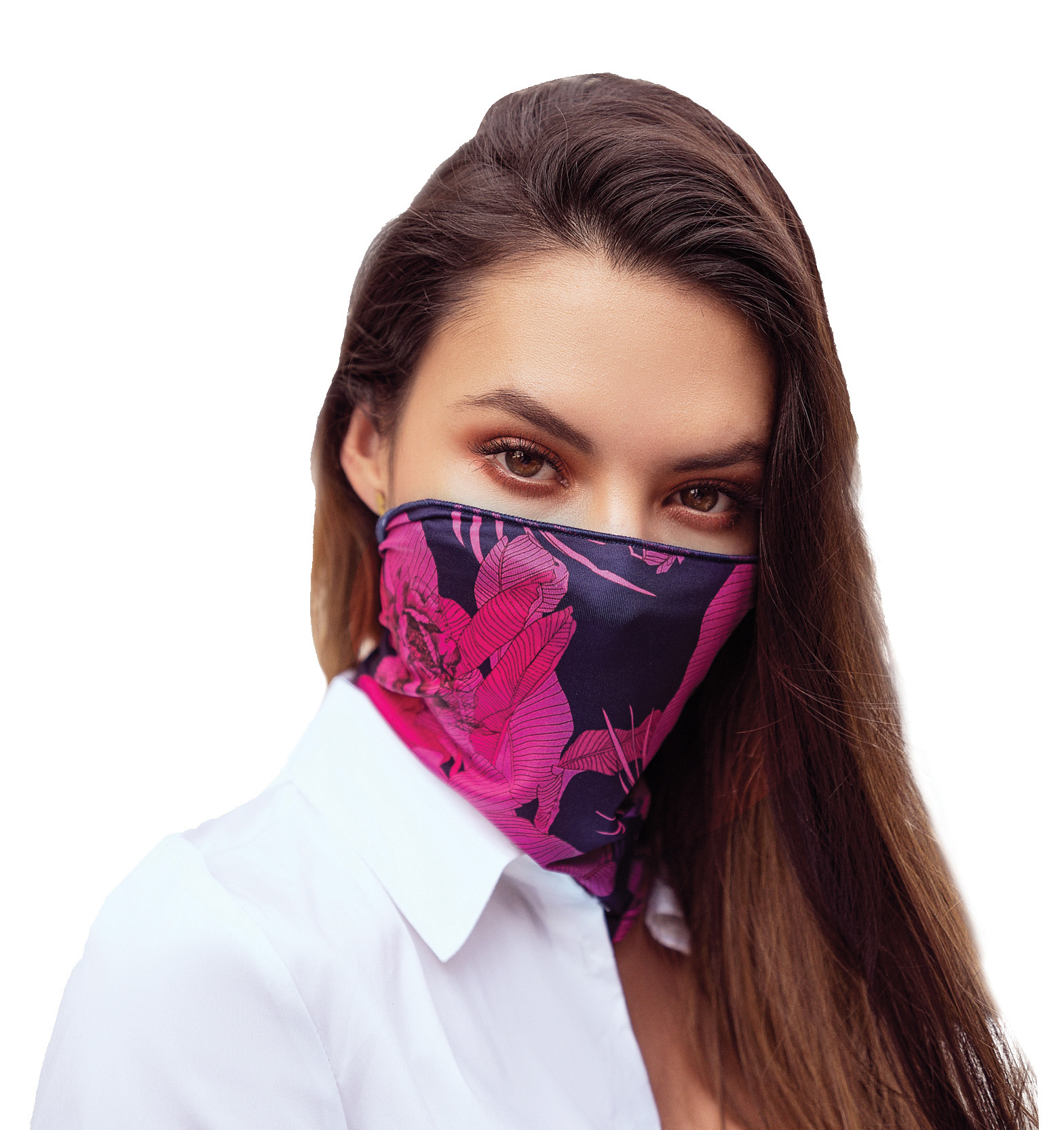 MAPALÉ Masken-Schal Floral Print, OS