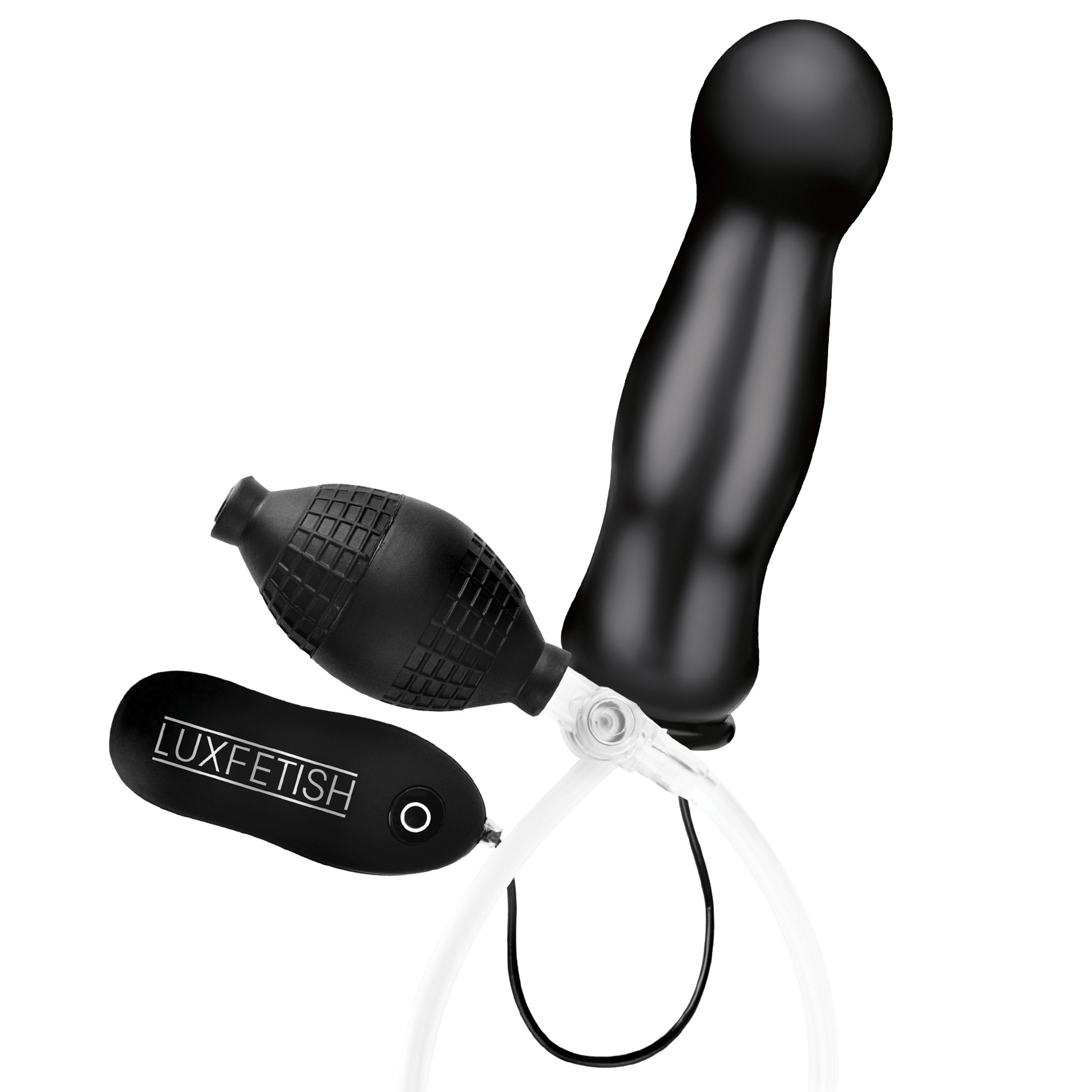 LUX FETISH 4,5” Inflatable Vibrating Butt Plug