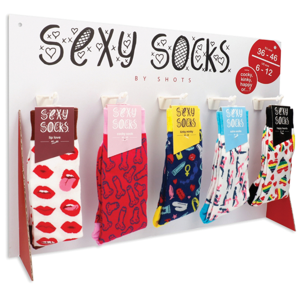 SHOTS Sexy Socks Display