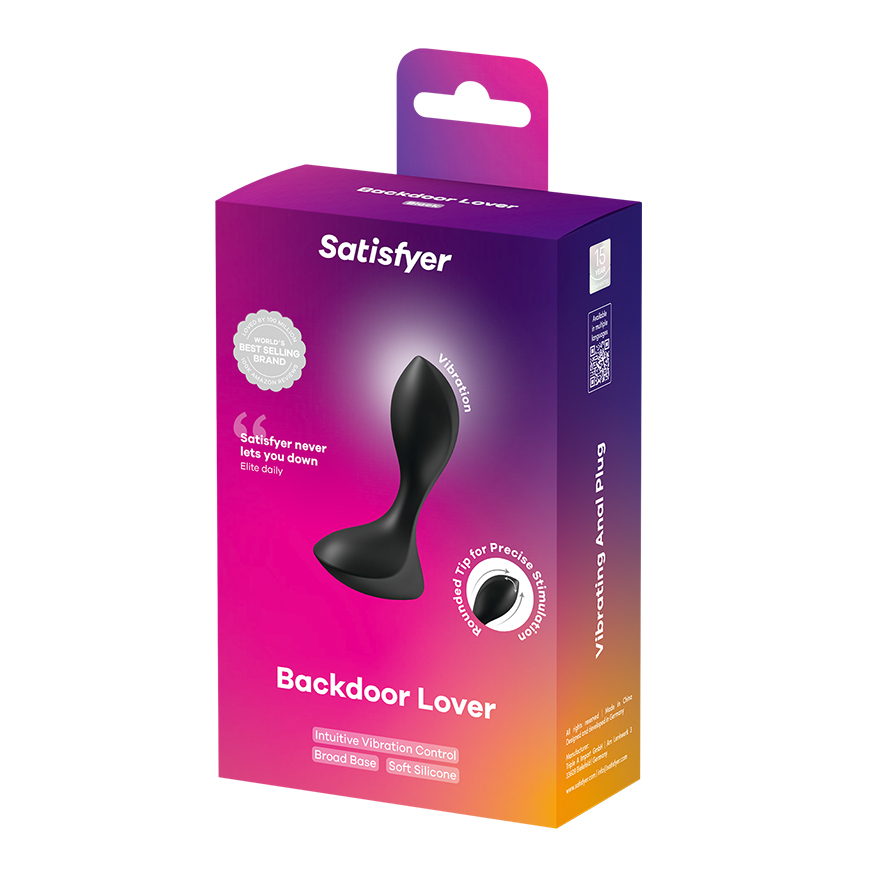 SATISFYER Backdoor Lover black