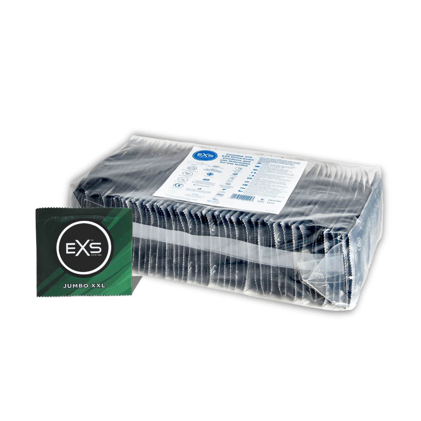 EXS Jumbo 69mm condoms (144pcs)