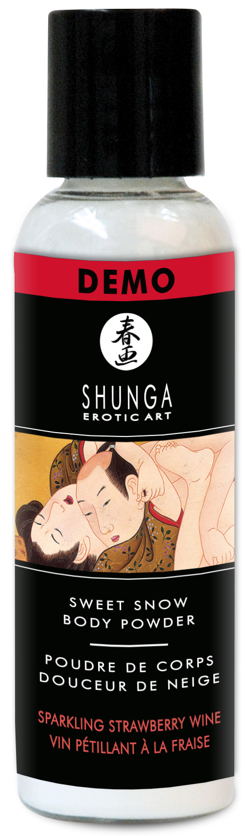 SHUNGA Edible Body Powder Strawberry Sparkling Wine 60g TESTER