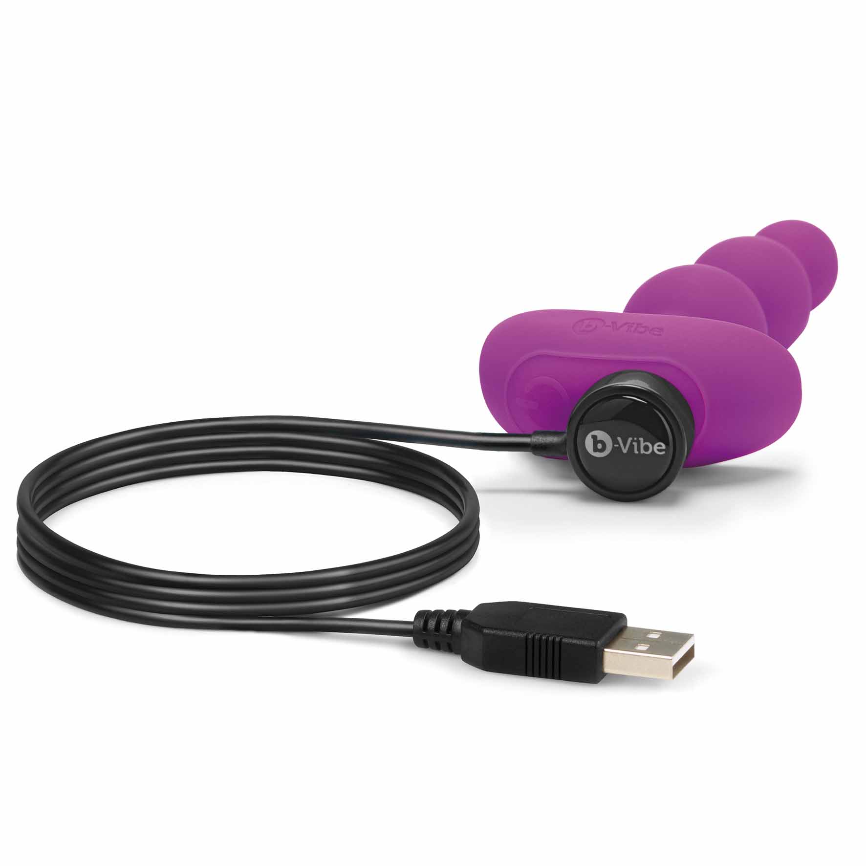 b-Vibe Triplet Anal Beads Fuchsia