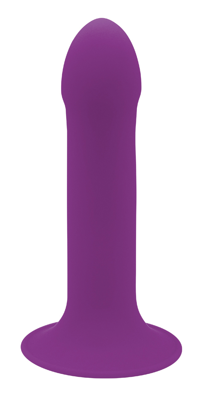 ADRIEN LASTIC Hitsens 6 Dual Density Silicone Dildo purple