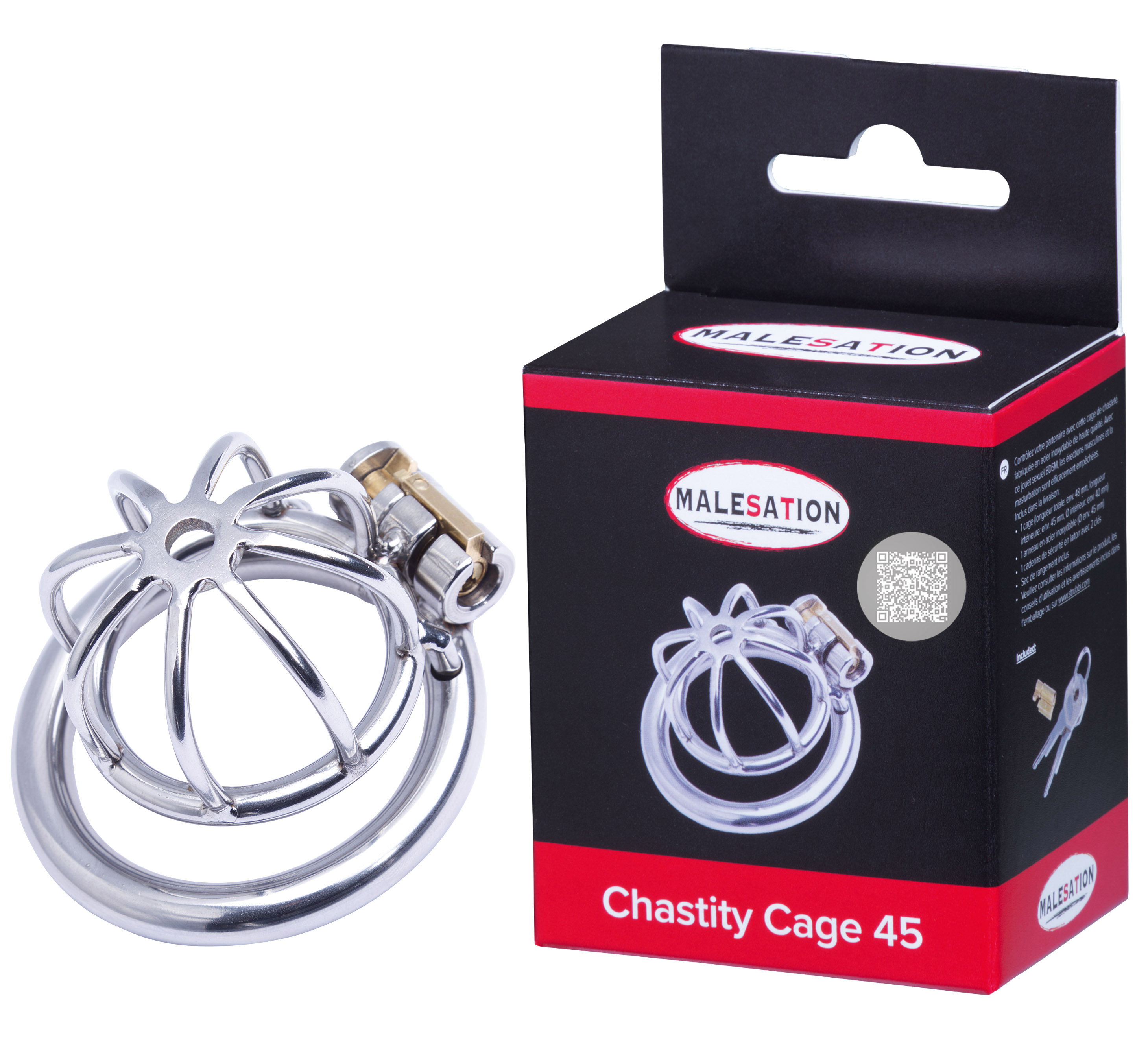 MALESATION Chastity Cage 45