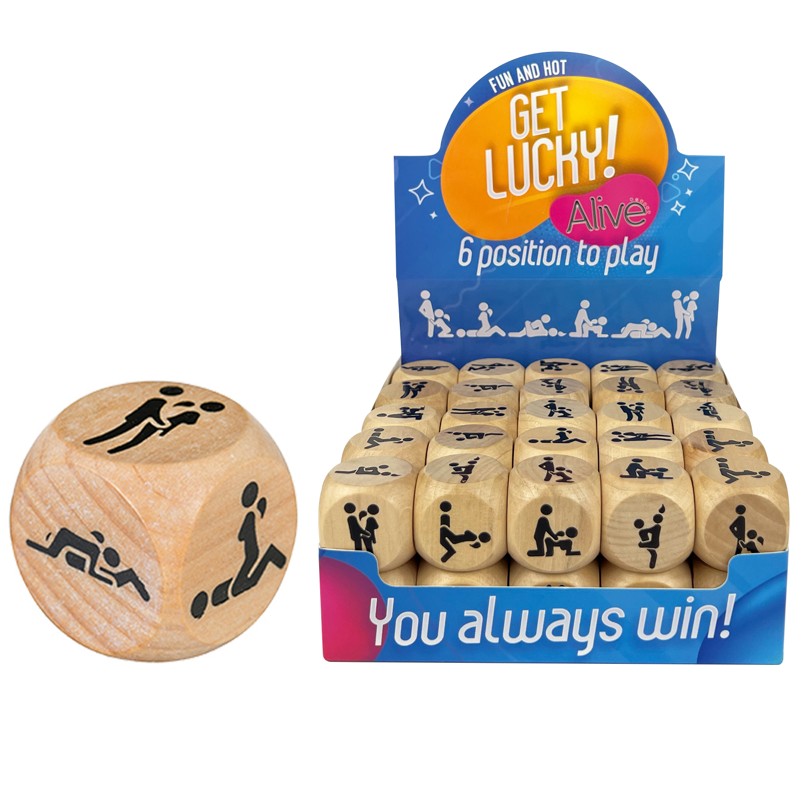 Get Lucky Dice (50er Display)