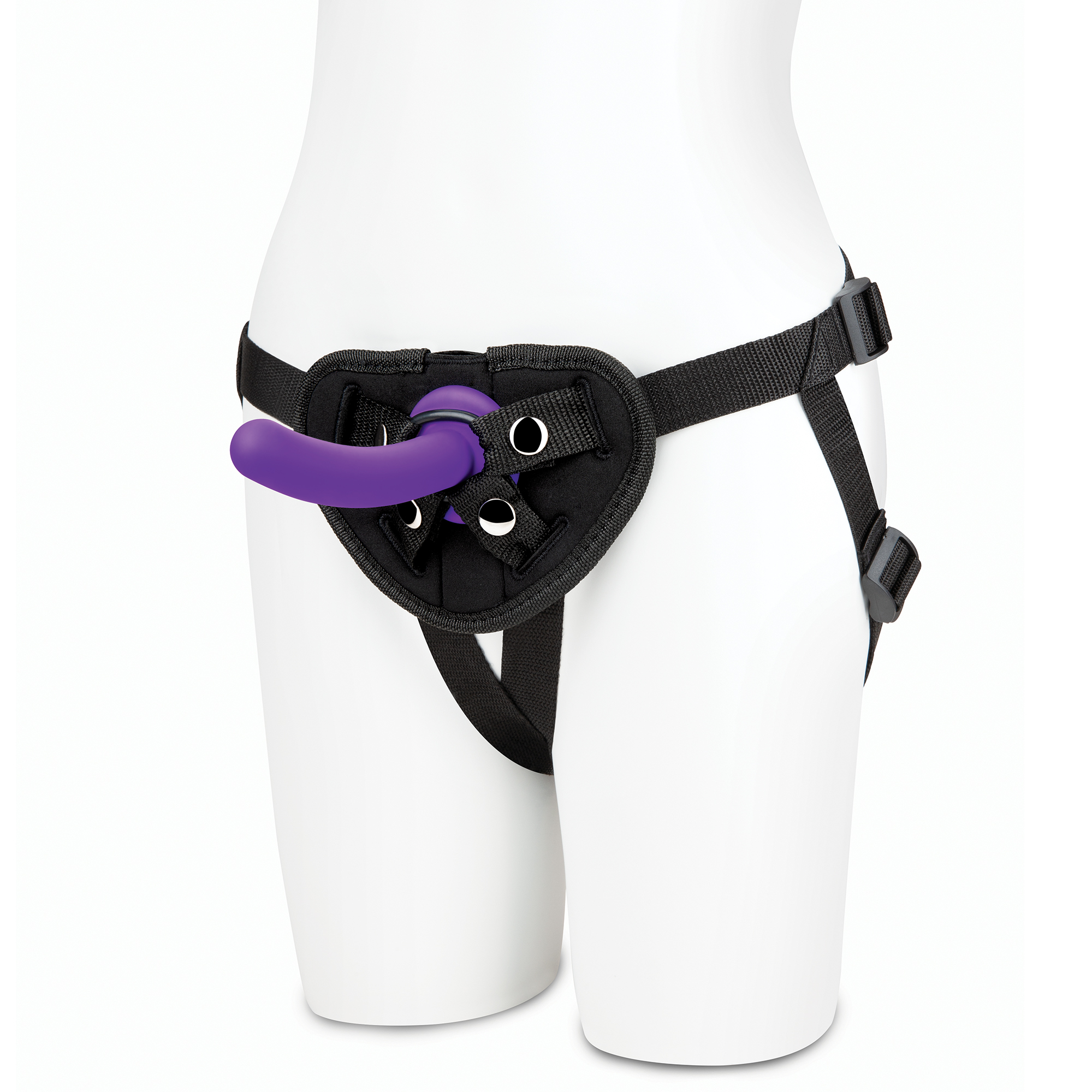 LUX FETISH Strap on Harness & 5" Dildo Set