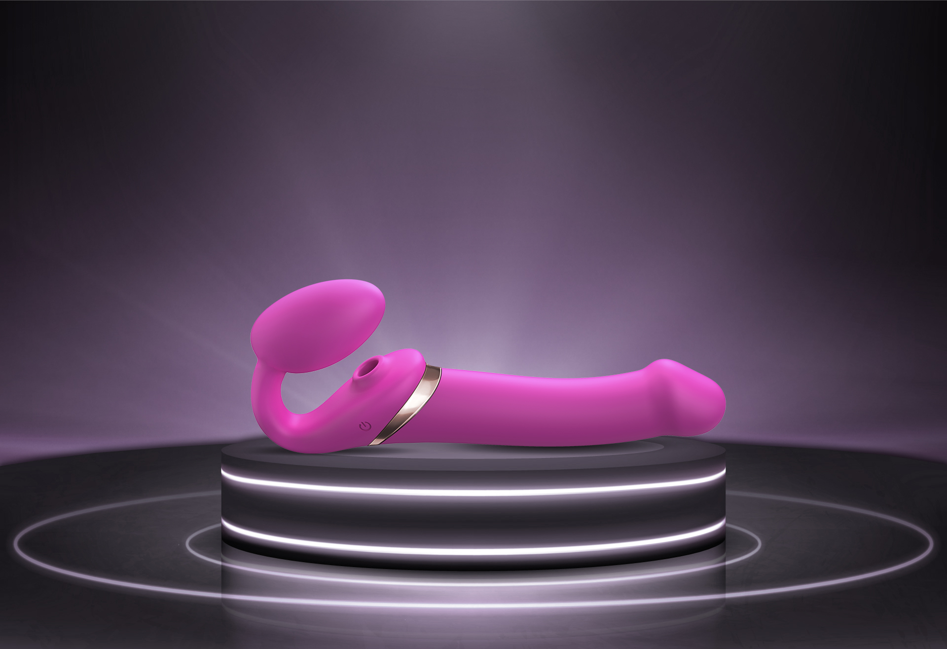 Strap-on-me Multi-Orgasm Bendable pink S