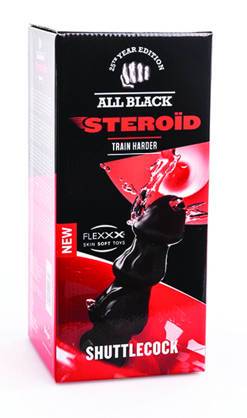 600000009641_2 ALL BLACK STEROID Shuttlecock Black