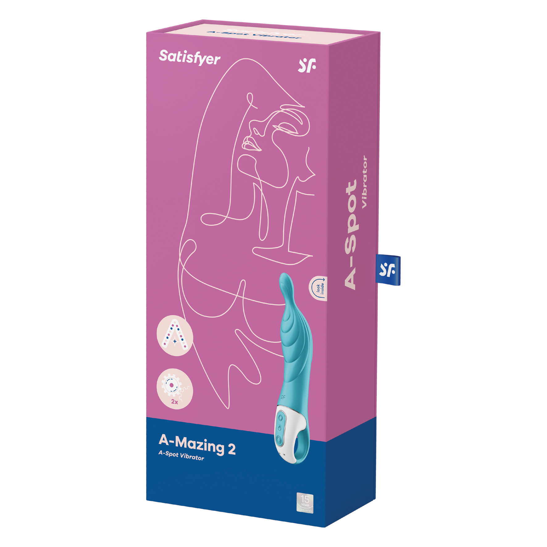 SATISFYER A-Spot Vibrator A-Mazing 2 turquoise