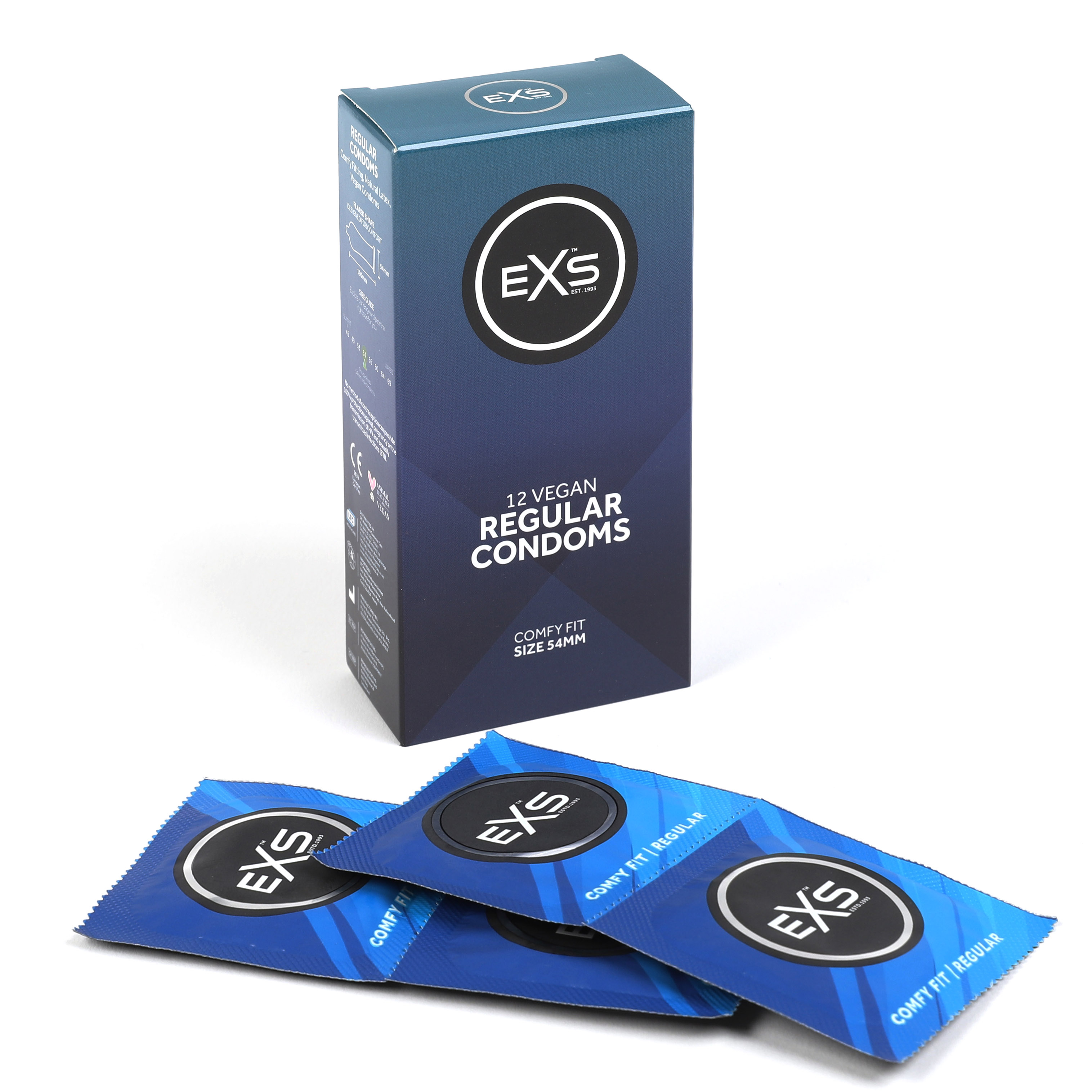 EXS Regular 54mm condoms (12pcs)