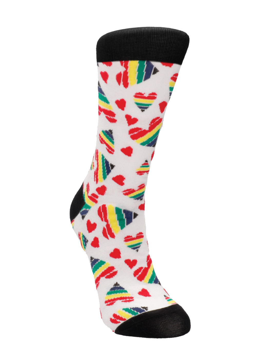 SHOTS Sexy Socks 'Happy Hearts' 42-46