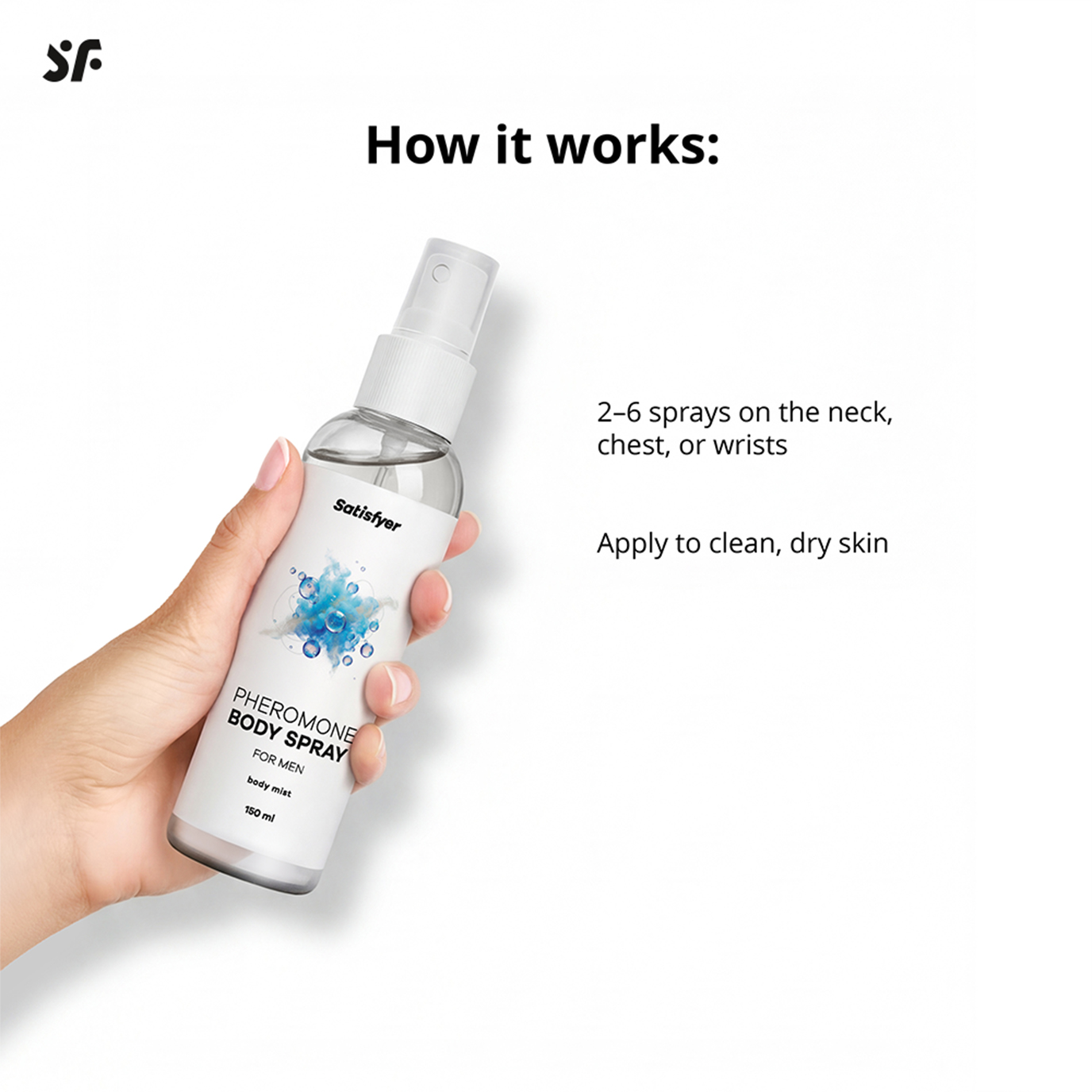SATISFYER Pheromones Body Spray Men 150 ml