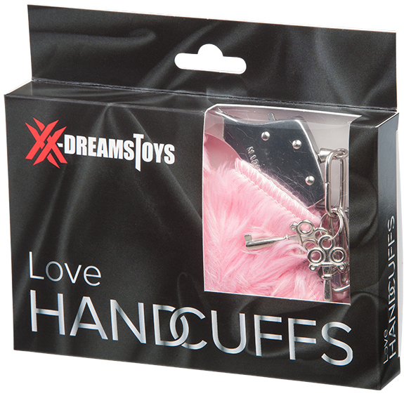 XXdreamSToys Liebes-Handschellen m. Plüsch pink