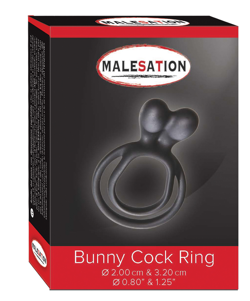 MALESATION Bunny Cock Ring (Ø 2,00 cm & 3,20 cm)