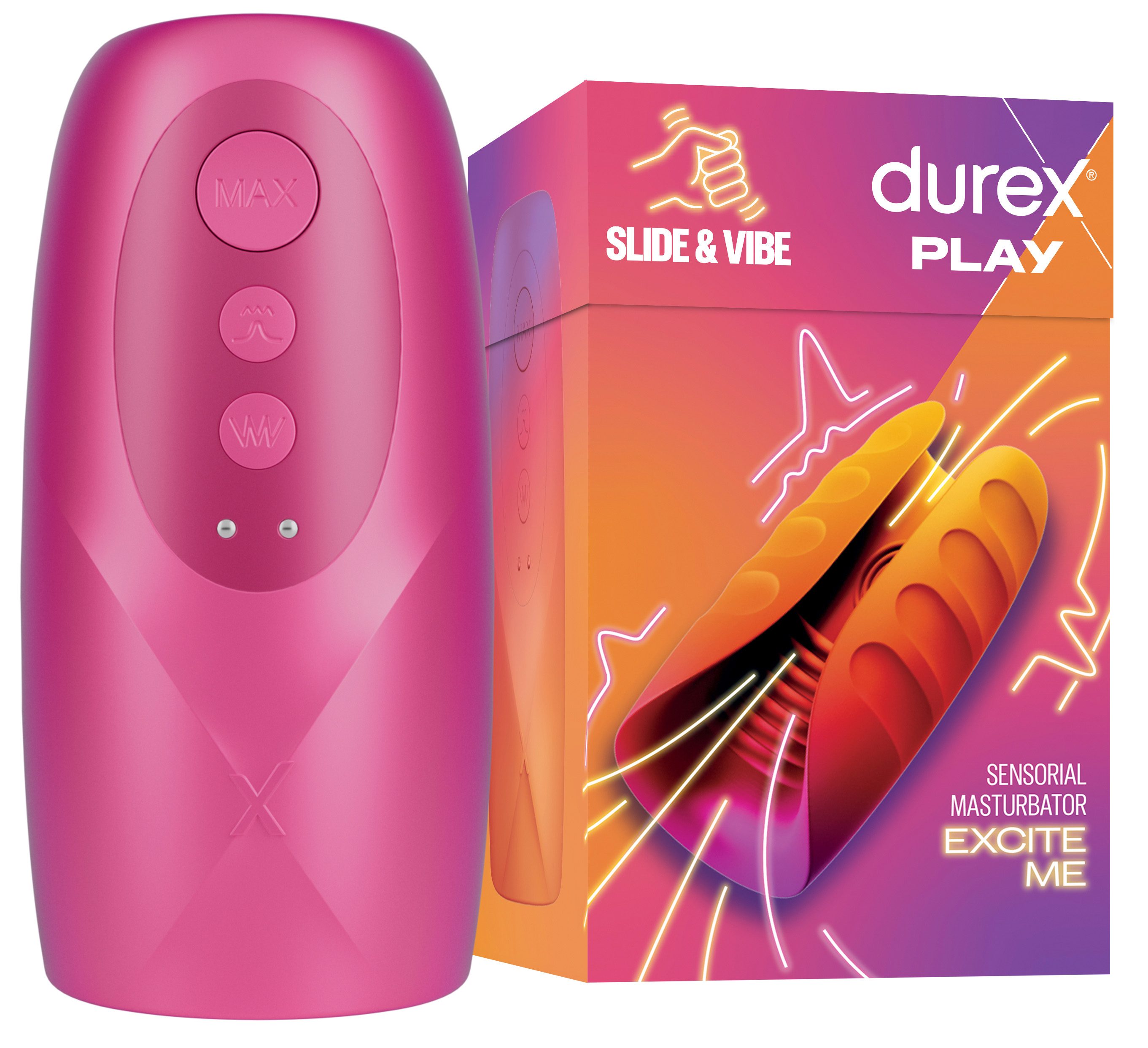 DUREX Slide & Vibe Sensorial Masturbator