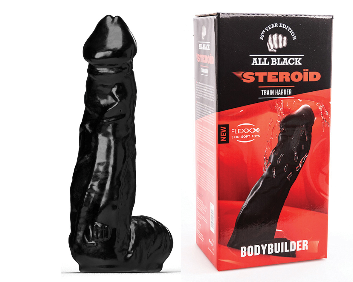 600000009625 ALL BLACK STEROID Bodybuilder Black