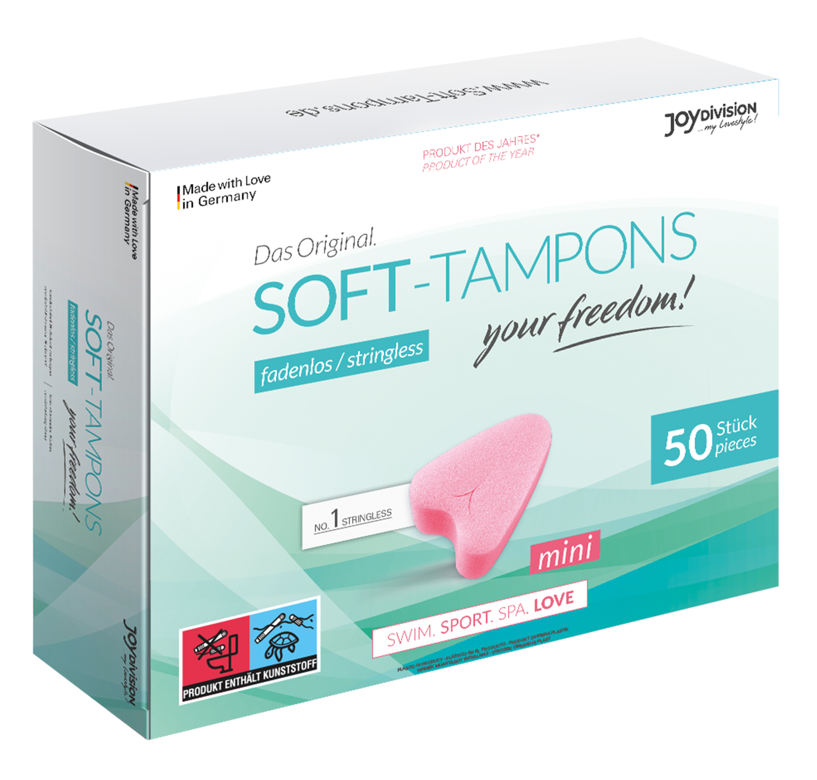 JOYDIV. Soft-Tampons Mini 50er Packung