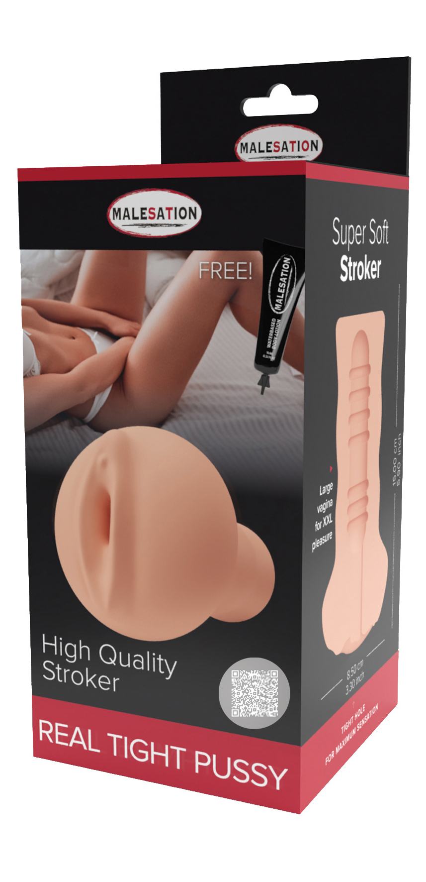 MALESATION Masturbator Real Tight Pussy Stroker