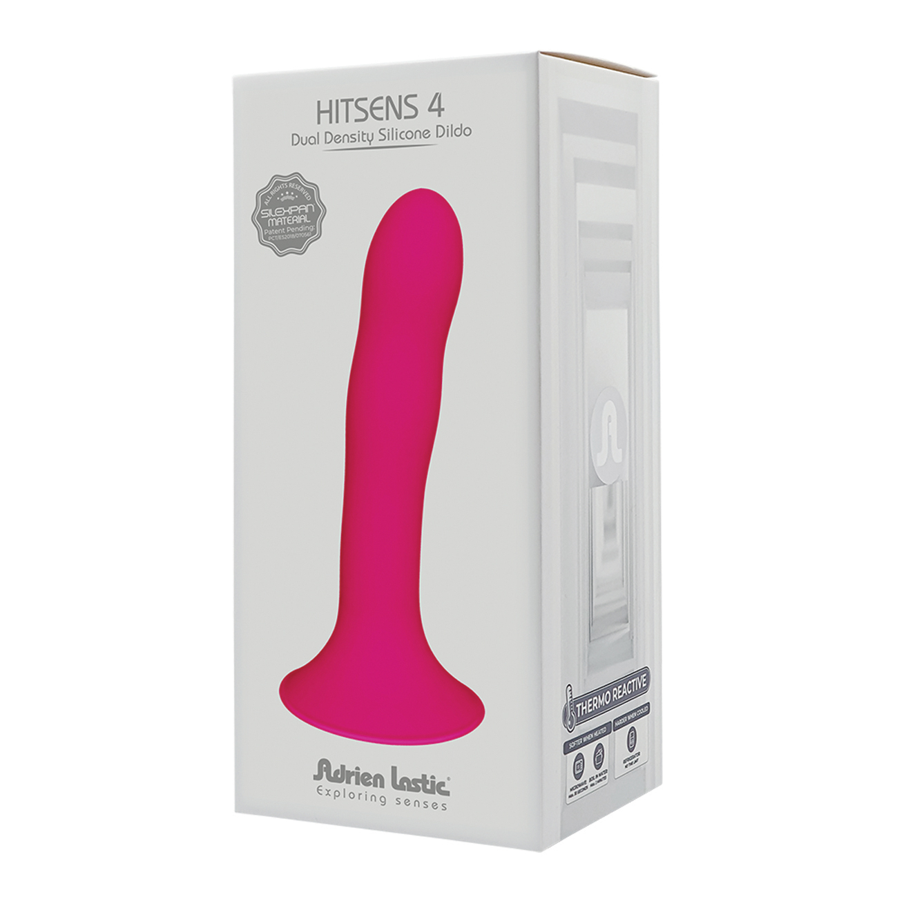 ADRIEN LASTIC Hitsens 4 Dual Density Silicone Dildo pink