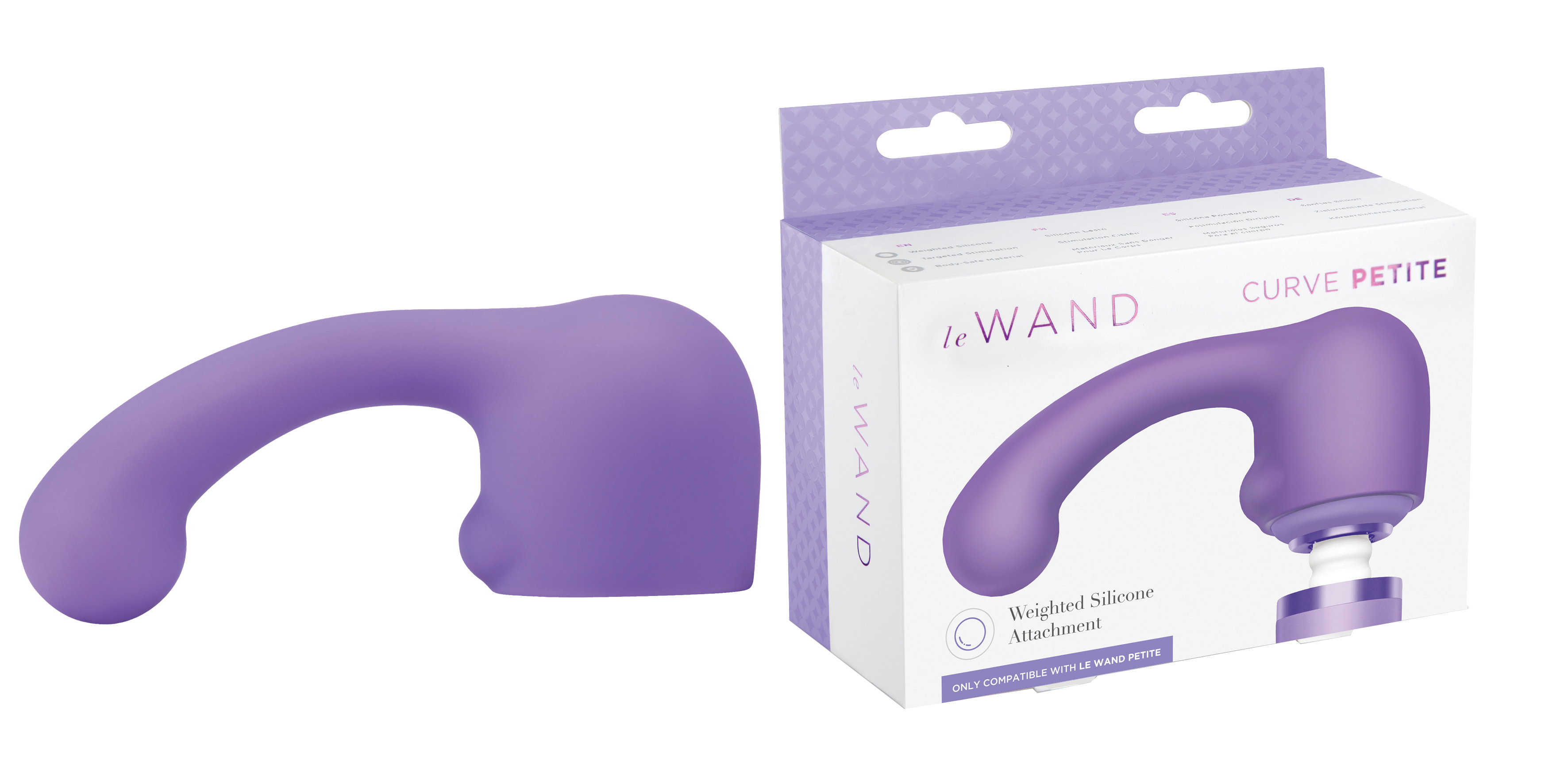 Le Wand Curve Petite Weighted Silicone Attachment