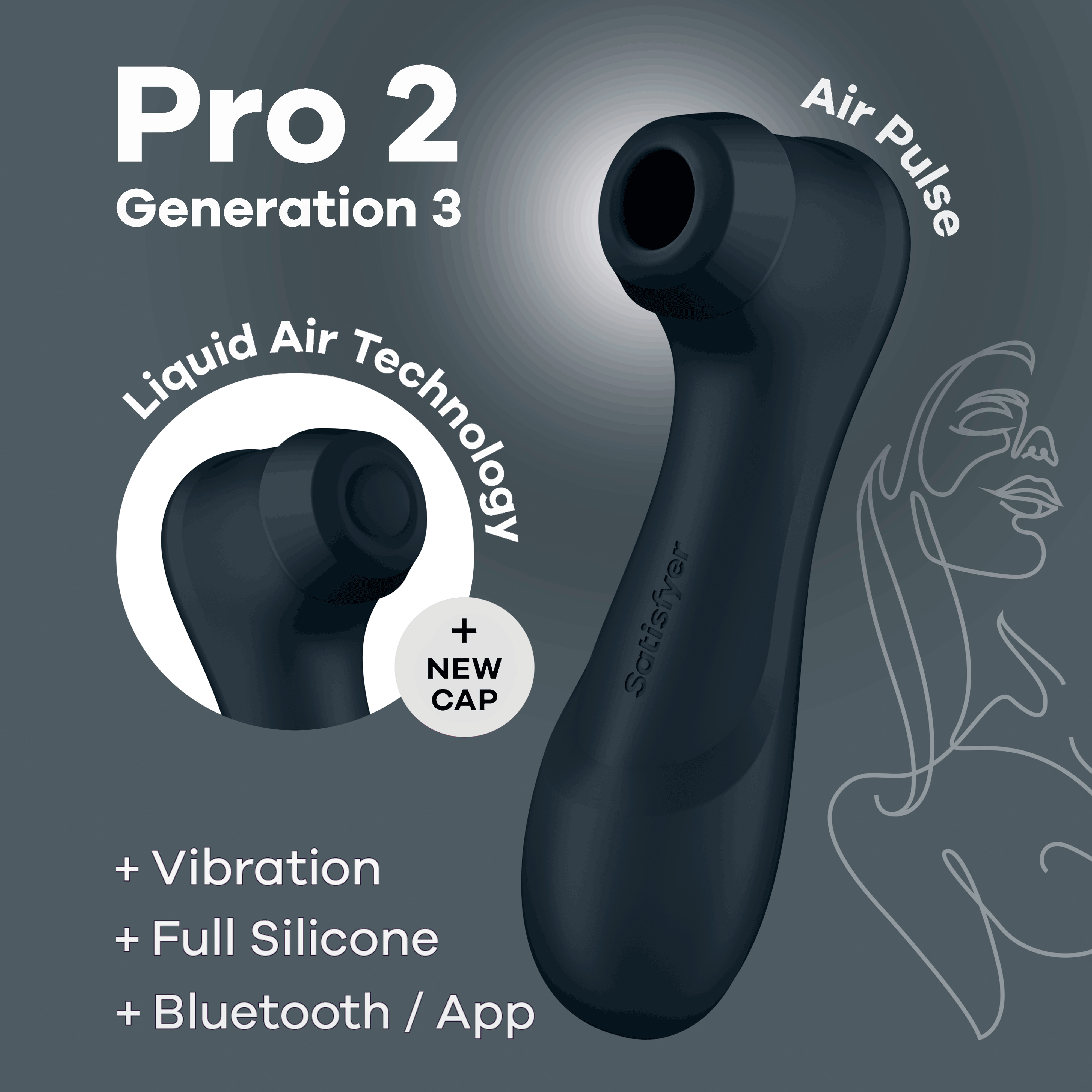 SATISFYER Pro 2 Generation 3 black+ SATISFYER Pro 2 Generation 3 black+