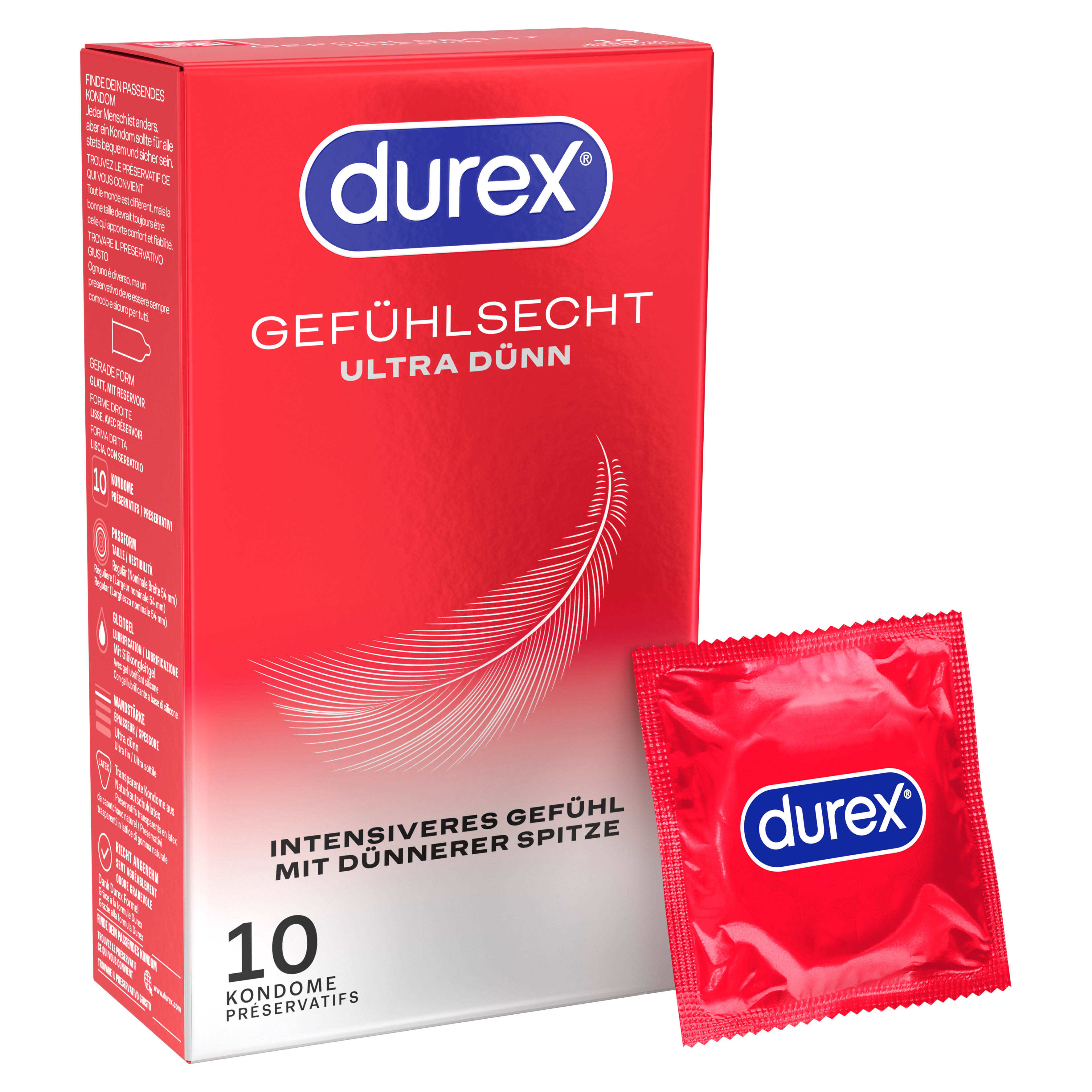 DUREX Gefühlsecht Ultra Dünn 10 St. 