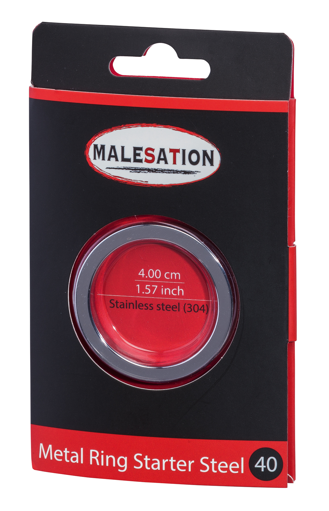*MALESATION Metal Ring Starter Steel 40